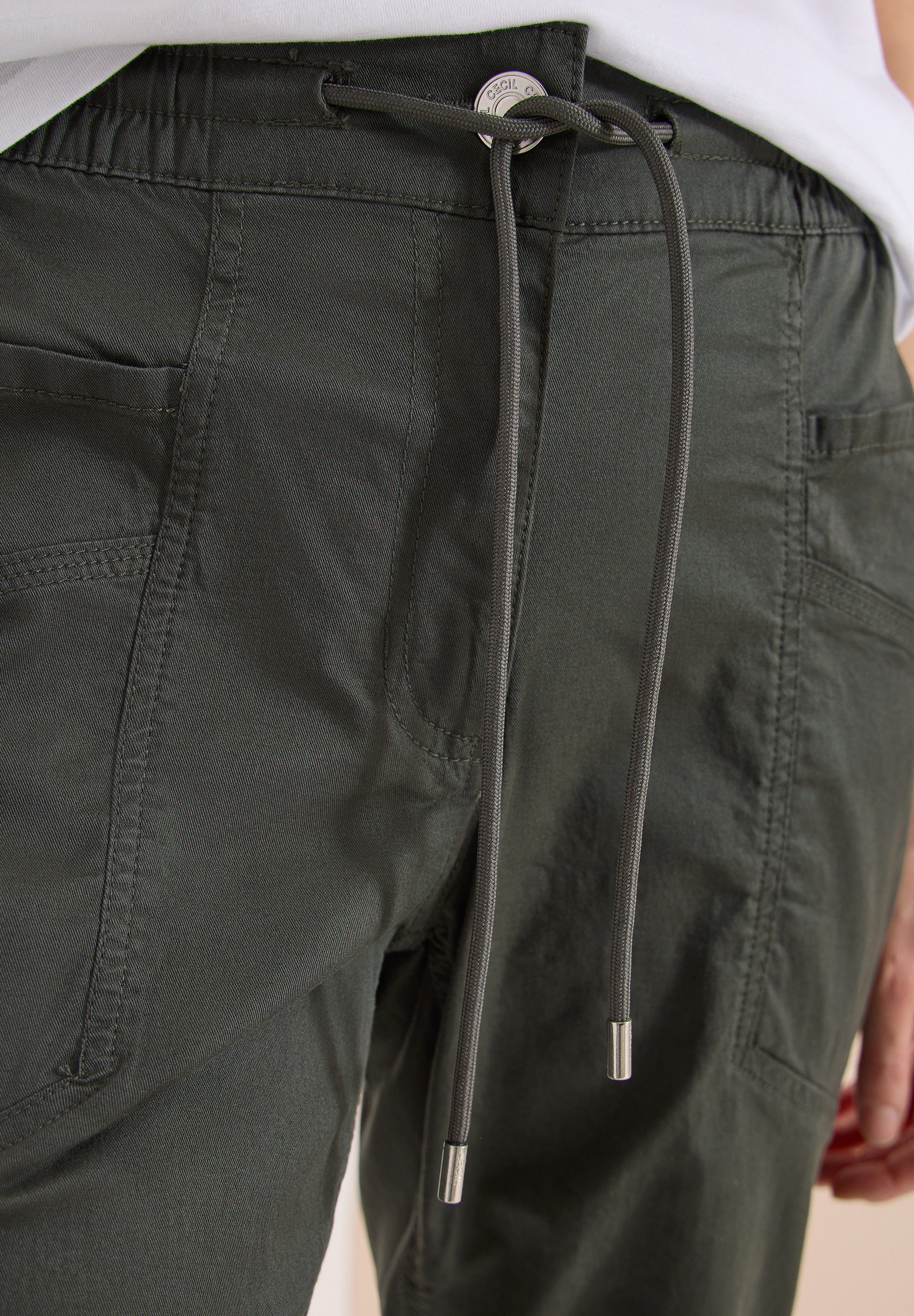 CECIL Stoffhose Style Chelsea Sommerhose im Washed-Look