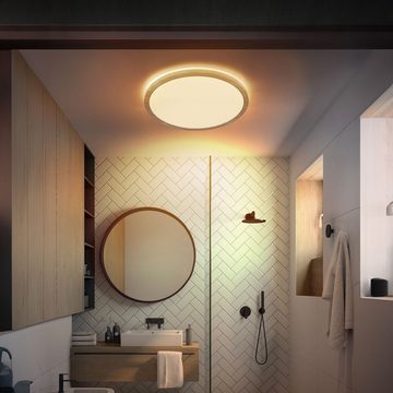 Globo Deckenleuchte Deckenleuchte Badezimmer LED Deckenlampe Bad Dimmbar Badezimmerlampe