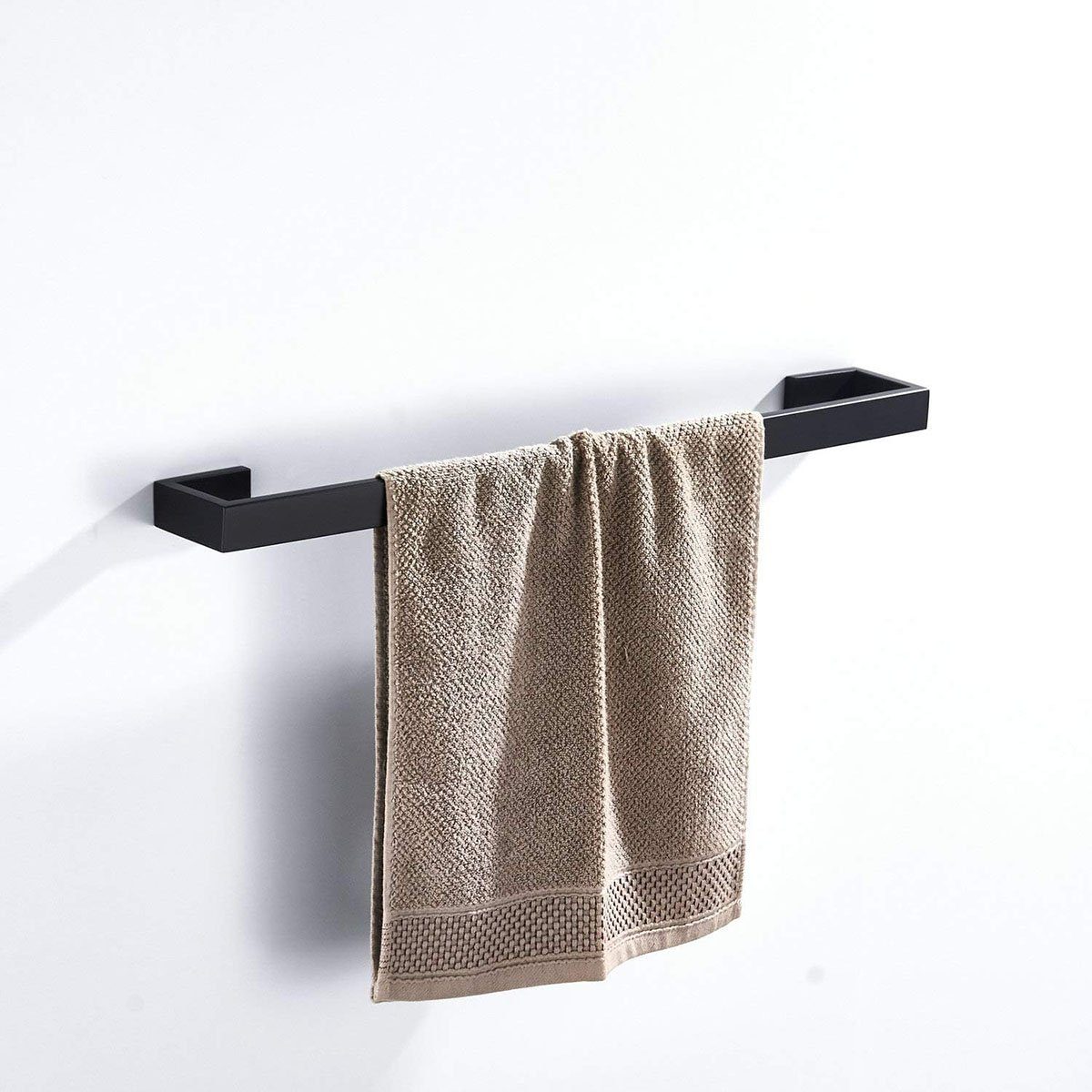 Handtuchstange Handtuchhalter Schwarz Edelstah Handtuchhalter 40cm Wand CTGtree