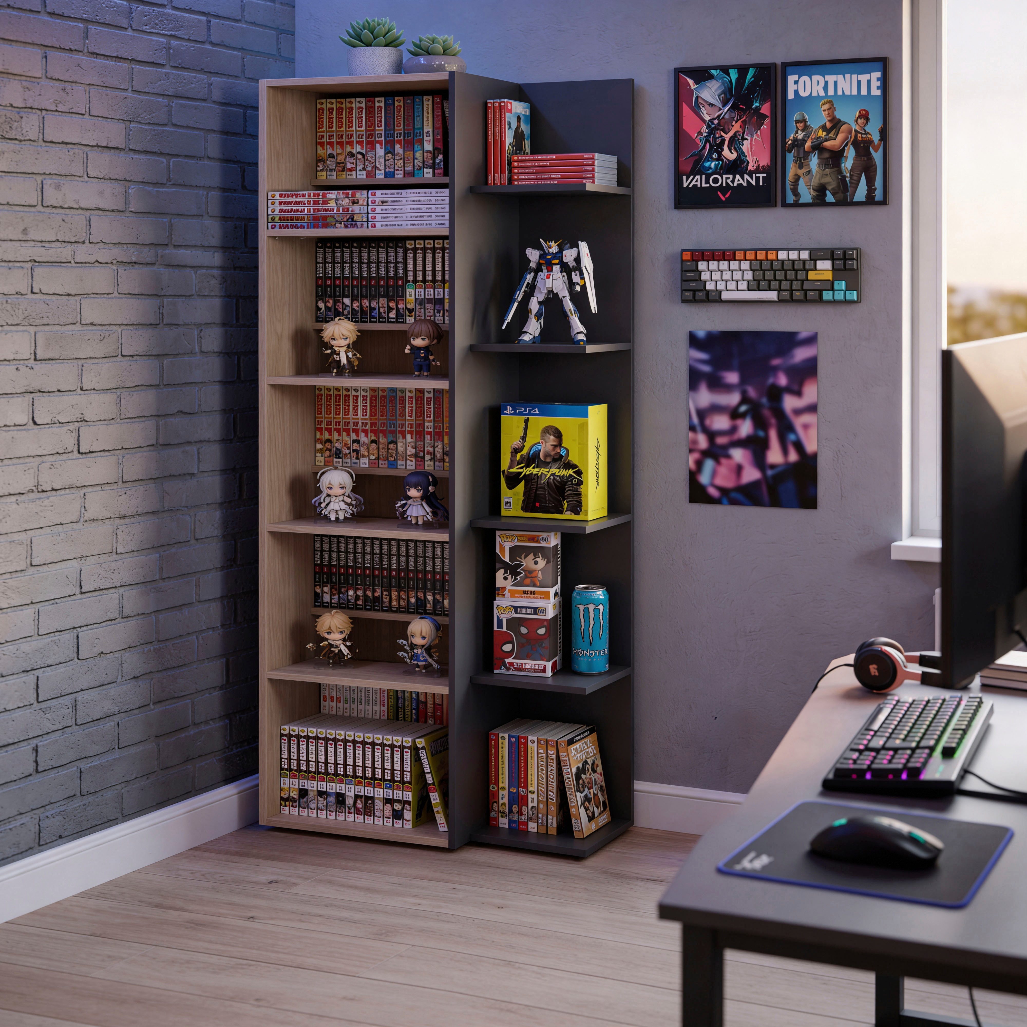 Gami Bücherregal MANGA, die spezielle Manga-Bibliothek