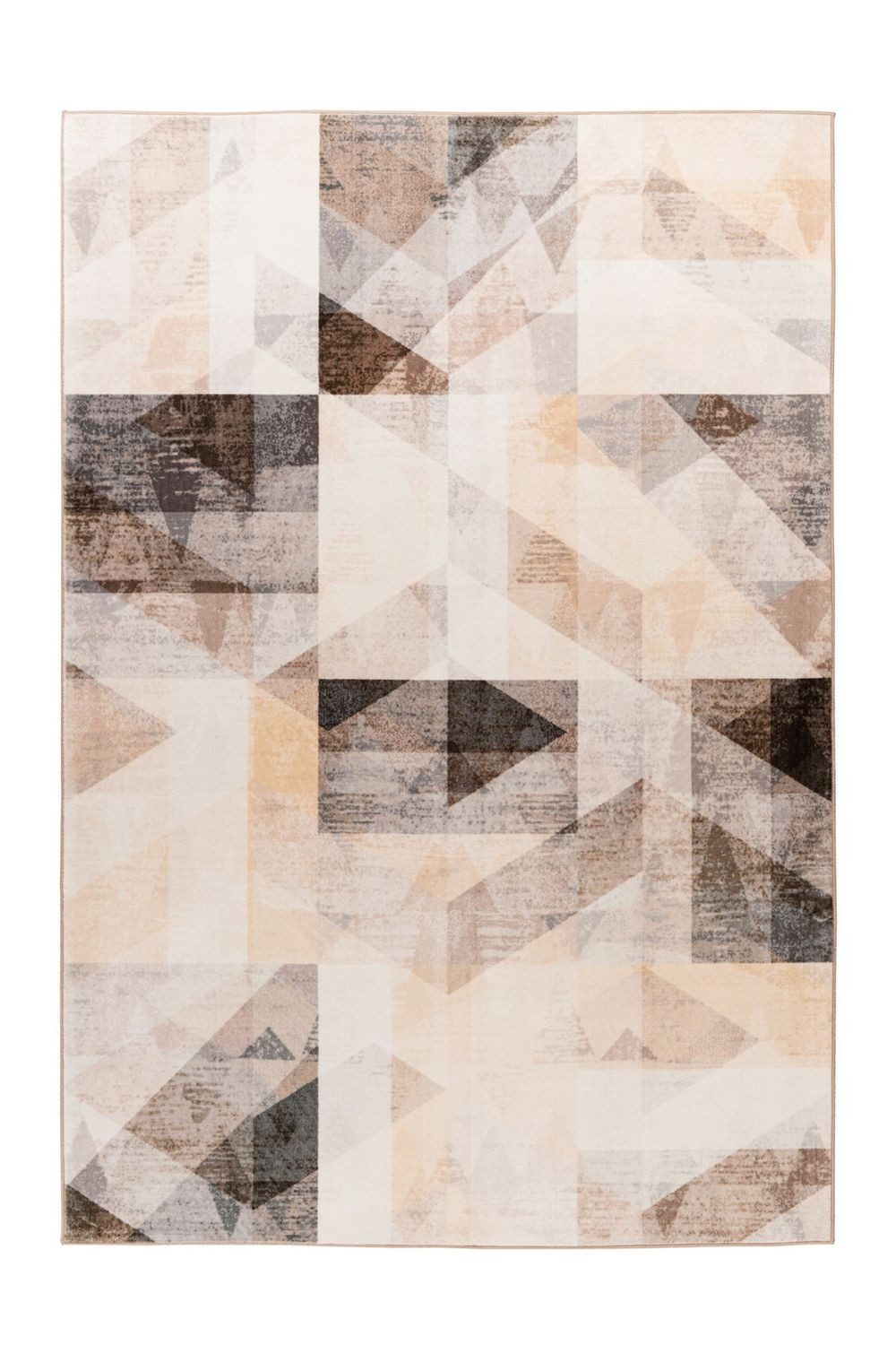 Teppich Boss Teppich Kurzflor Teppich Susanne 900 - Grau / Beige, rechteckig, Höhe: 13 mm