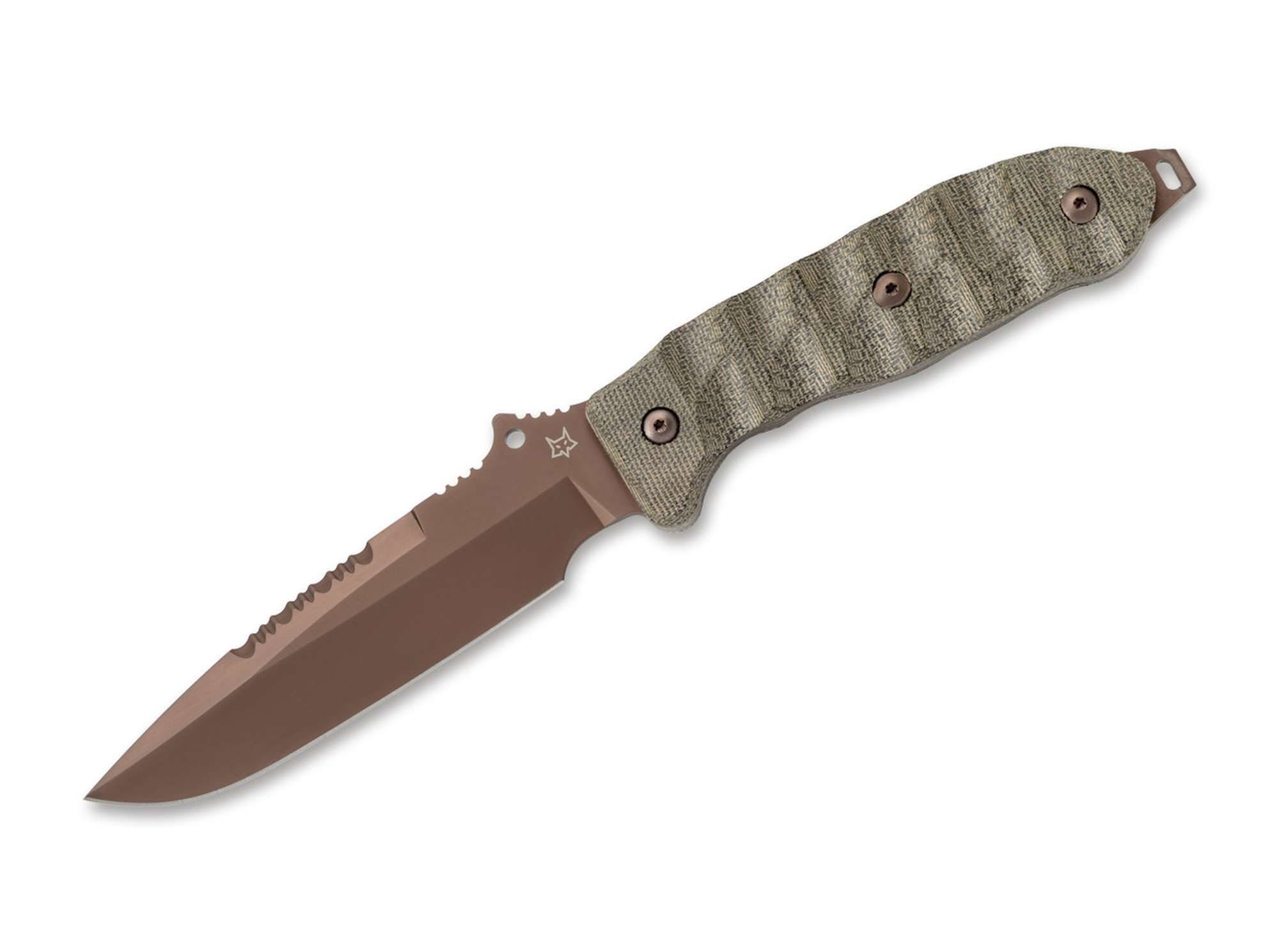 Fox Knives Taschenmesser Fox Knives Audax Becut Green Micarta