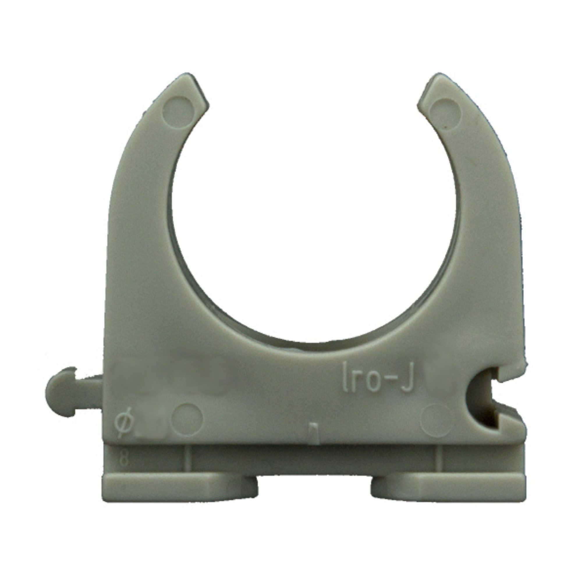 Don Quichotte Rohrschelle OPDZ 6mm Loch grau (OZ048) 50 Stück M25