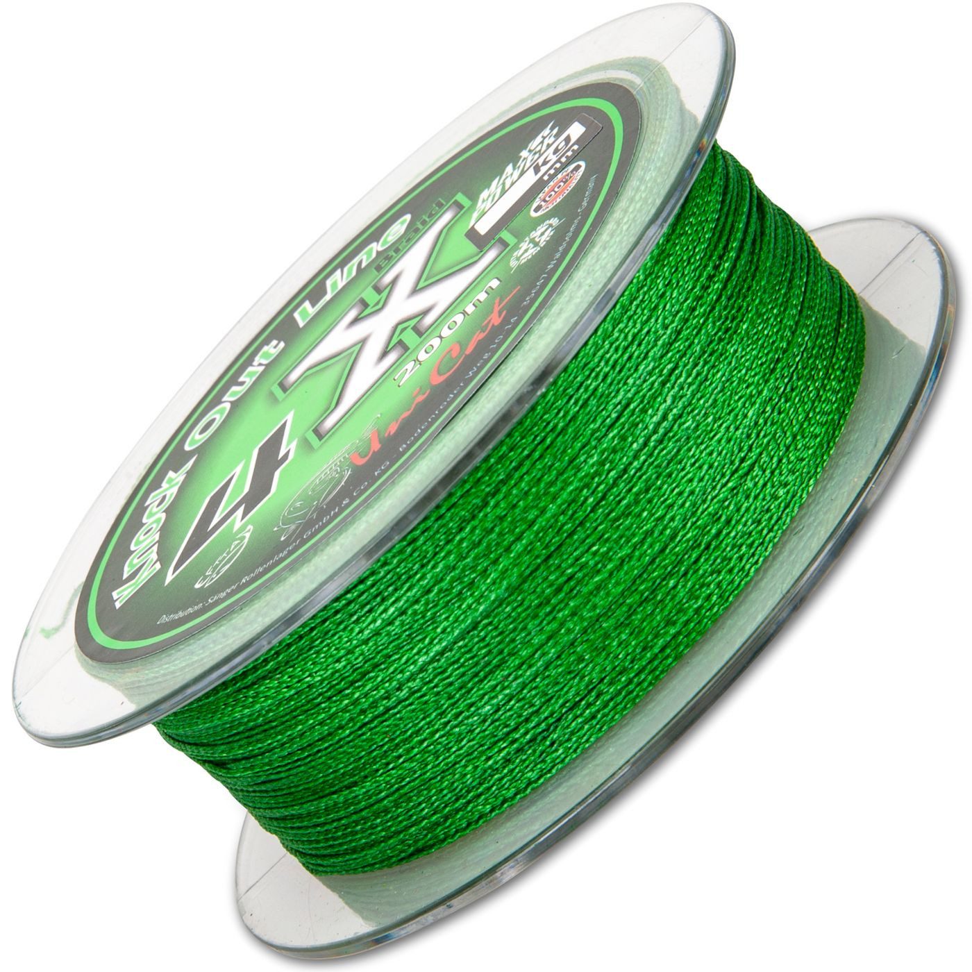 Uni Cat Angelschnur Uni Cat Knock Out Line 4X Braid - 200m Wallerschnur, 0.4 m Länge, 0.4 mm Fadendurchmesser, (200-St)