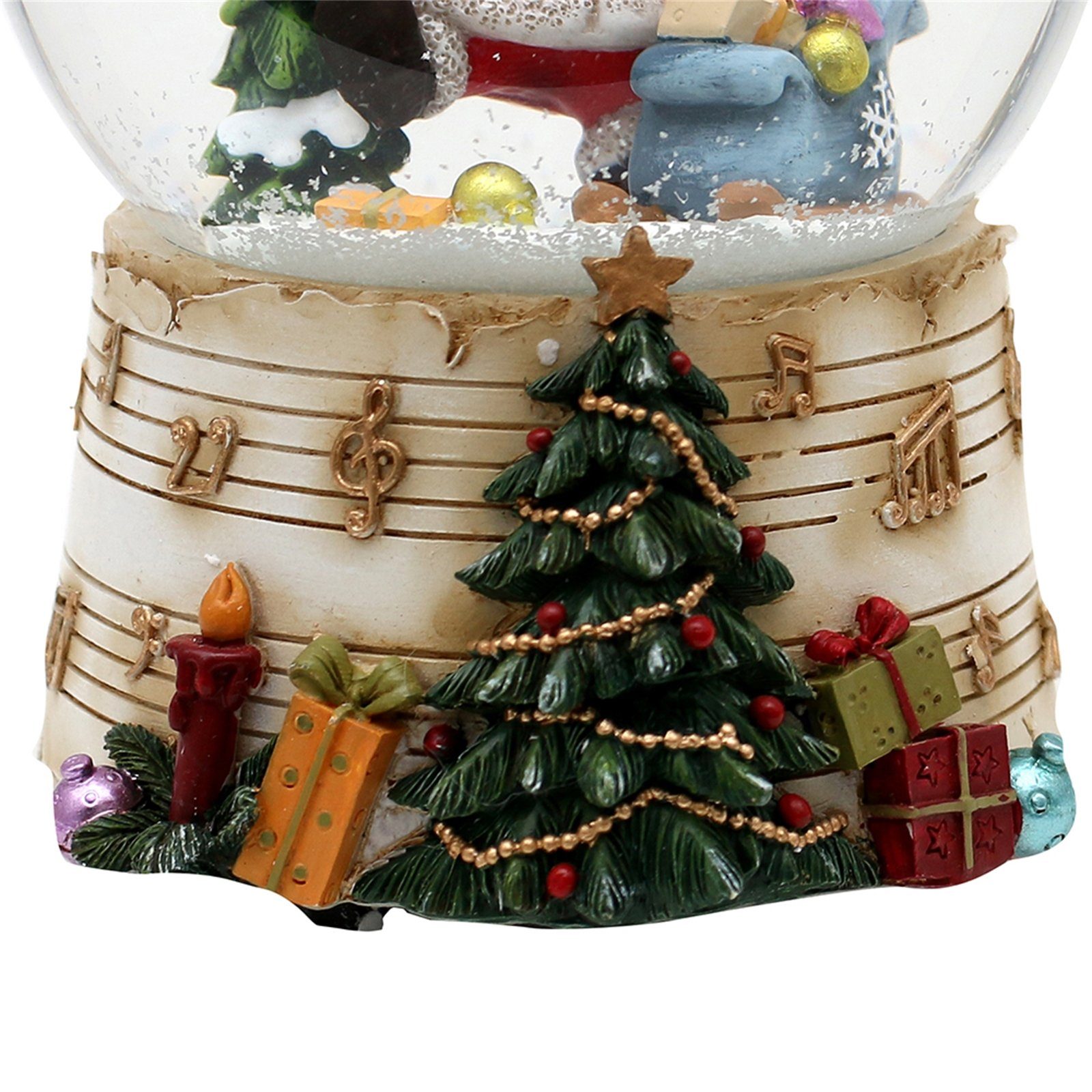 SIGRO Weihnachtsfigur Schneekugel mit Spielwerk (1 St)