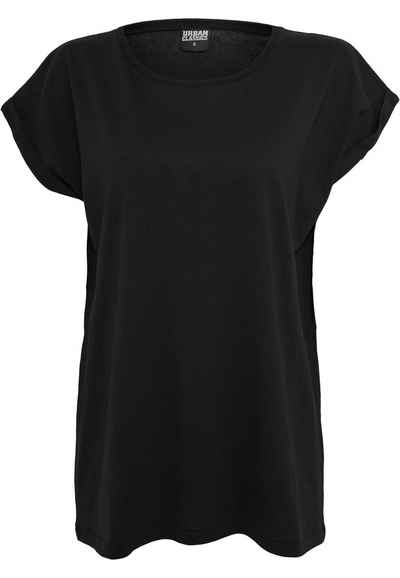 URBAN CLASSICS Kurzarmshirt Urban Classics Damen Ladies Extended Shoulder Tee (1-tlg)