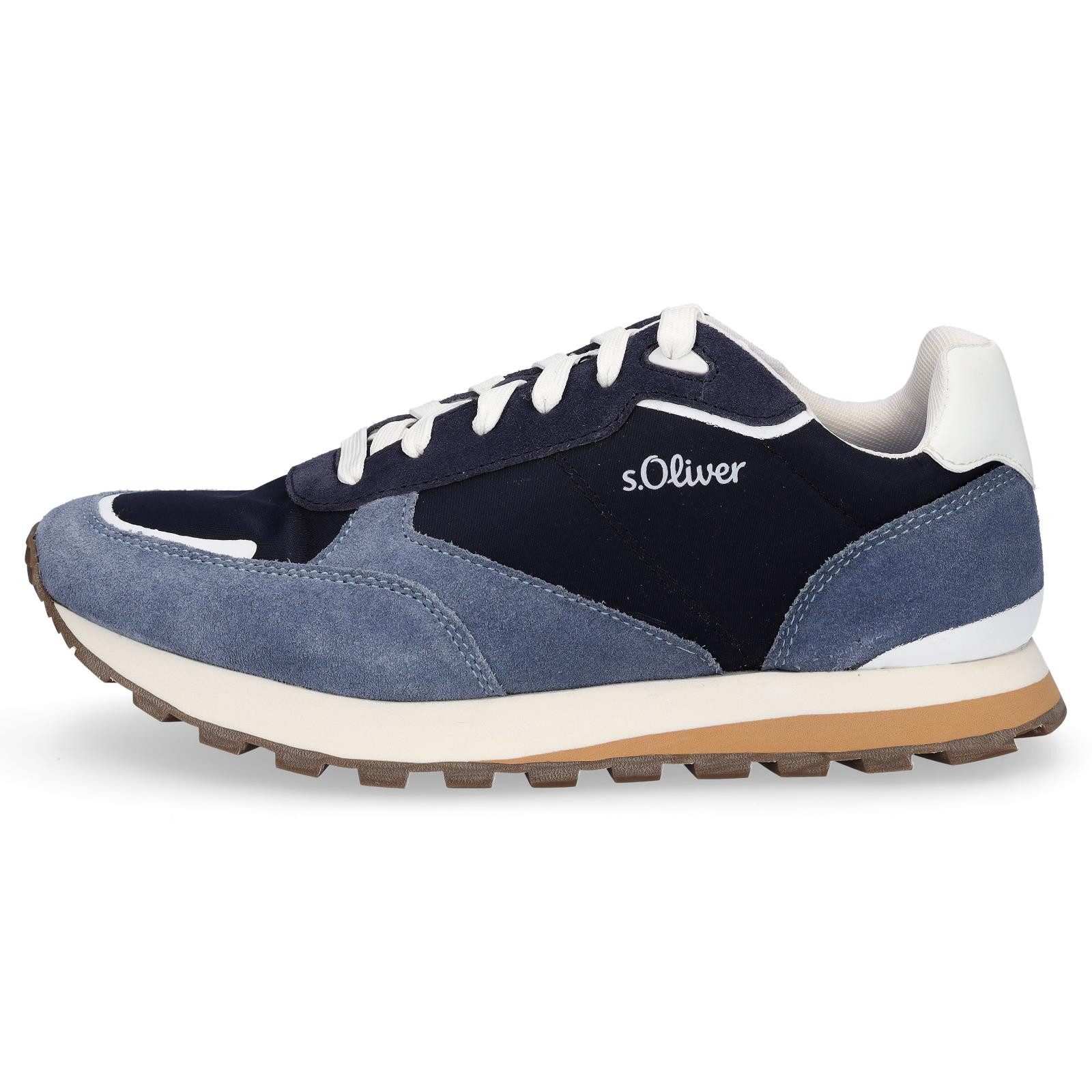 s.Oliver s.Oliver Herren Leder Sneaker denim blau Sneaker