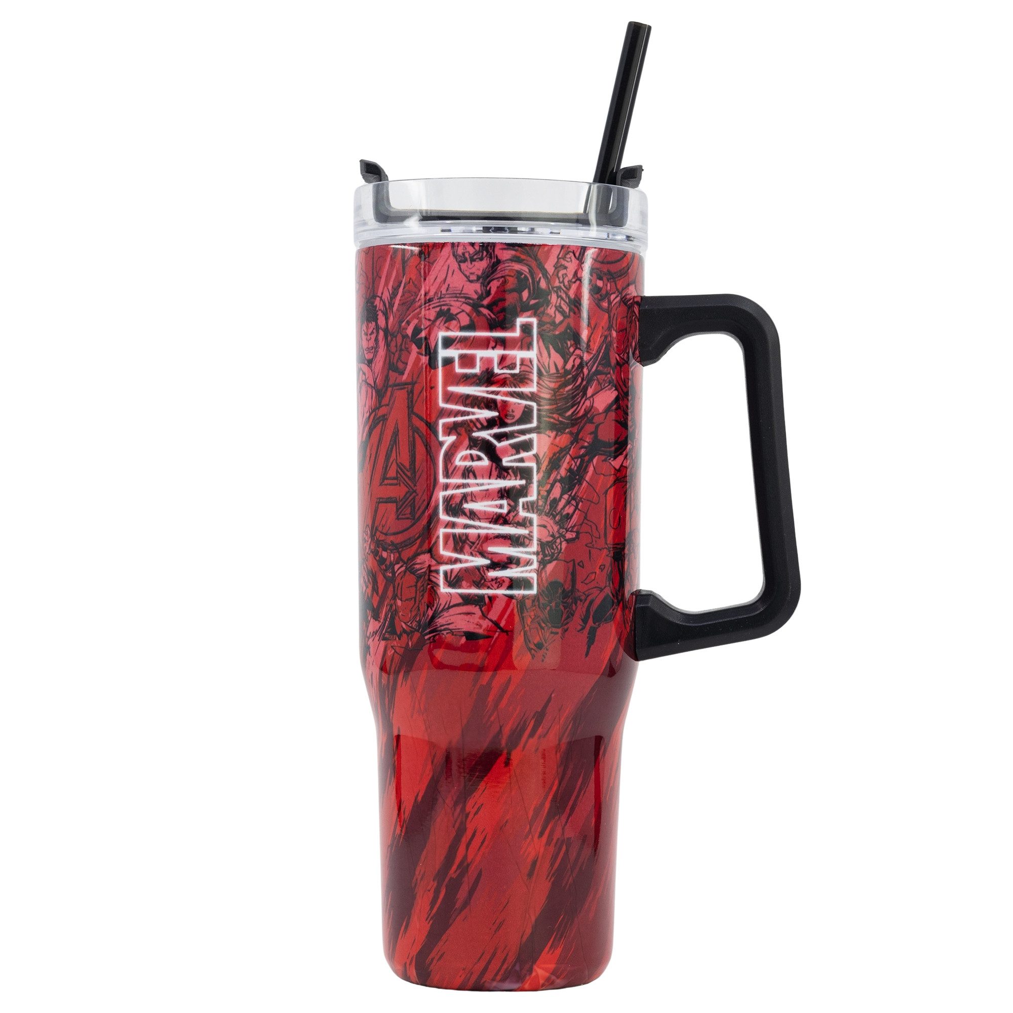 MARVEL Thermobecher Marvel Avengers Edelstahl XL Iso Kaffeebecher Thermobecher 940 ml, Edelstahl