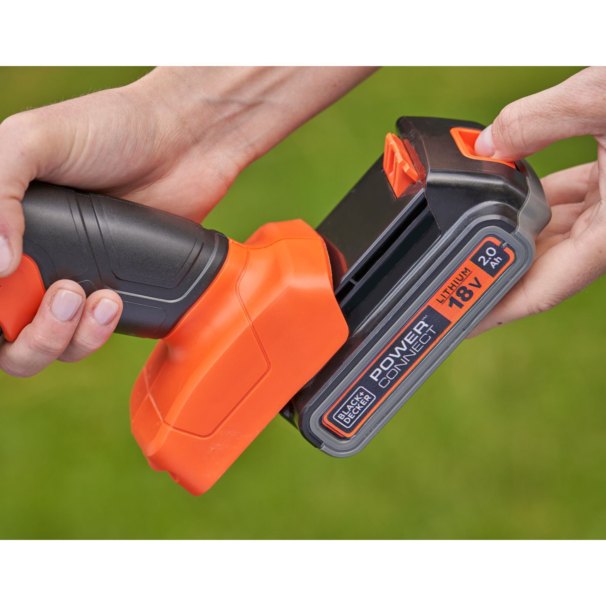 Black + Decker Astschere BLACK+DECKER Akku-Grasschere und -Strauchschere