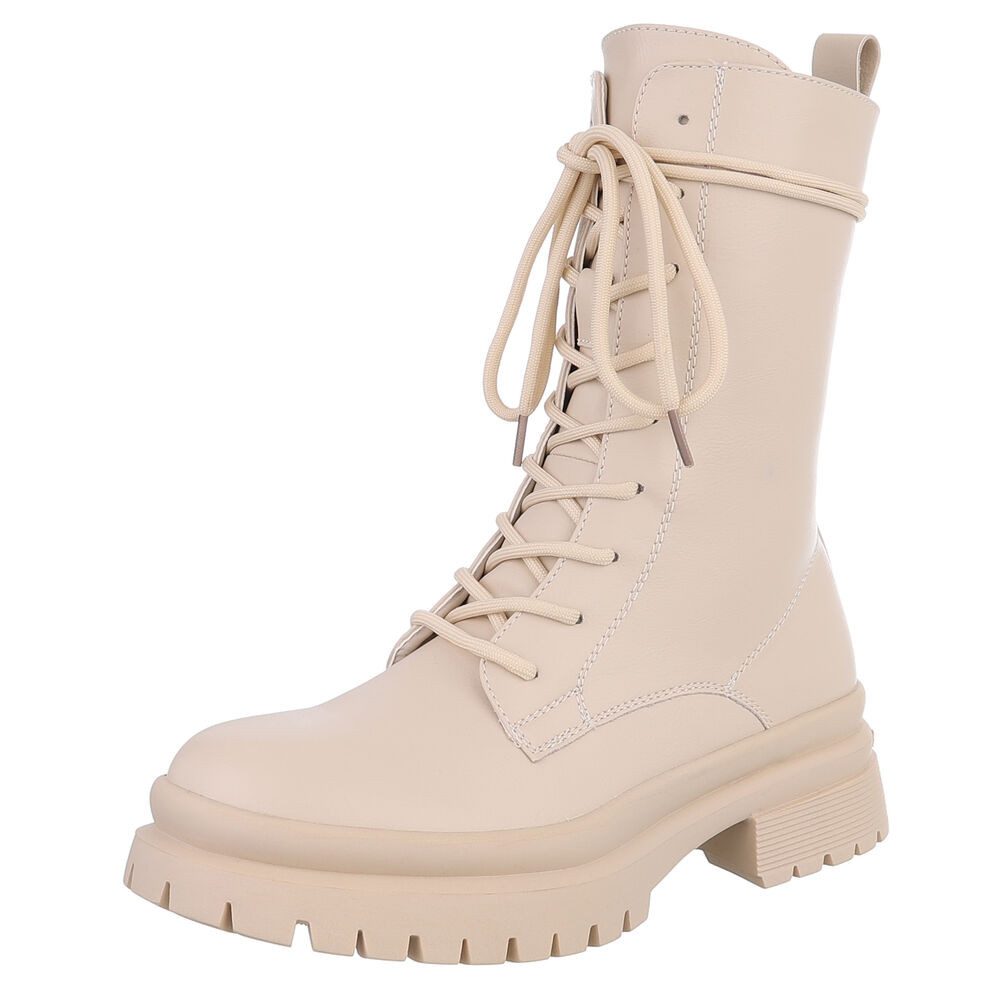 Ital-Design Damen Schnürschuhe Freizeit Stiefelette (90482767) Blockabsatz günstig online kaufen