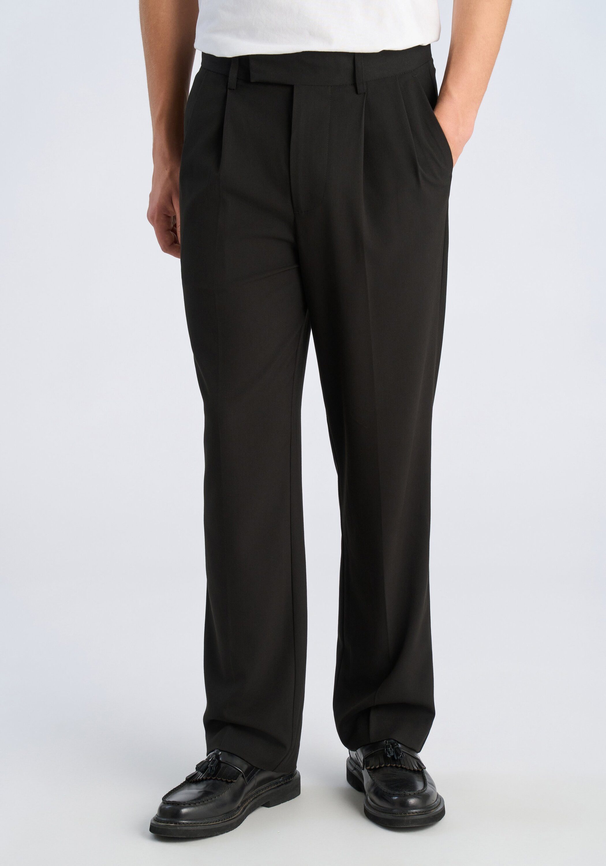 LINDBERGH Chinos Klassische Hose Wide Fit günstig online kaufen