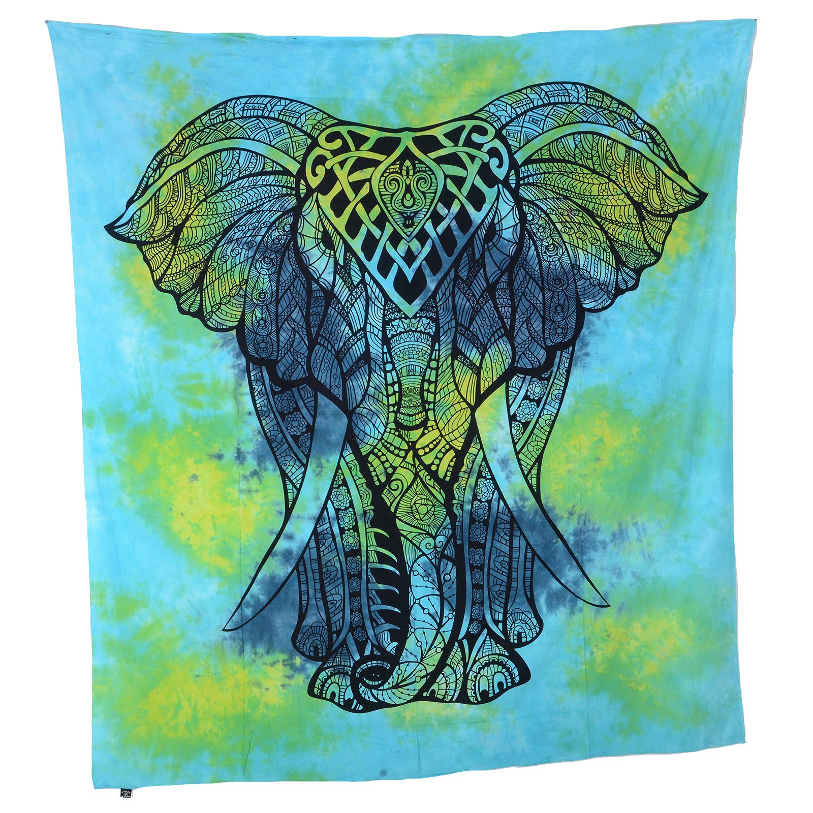 KUNST UND MAGIE Wandteppich Kunst und Magie Wandbehang Elefant ca. 225 x 200 cm