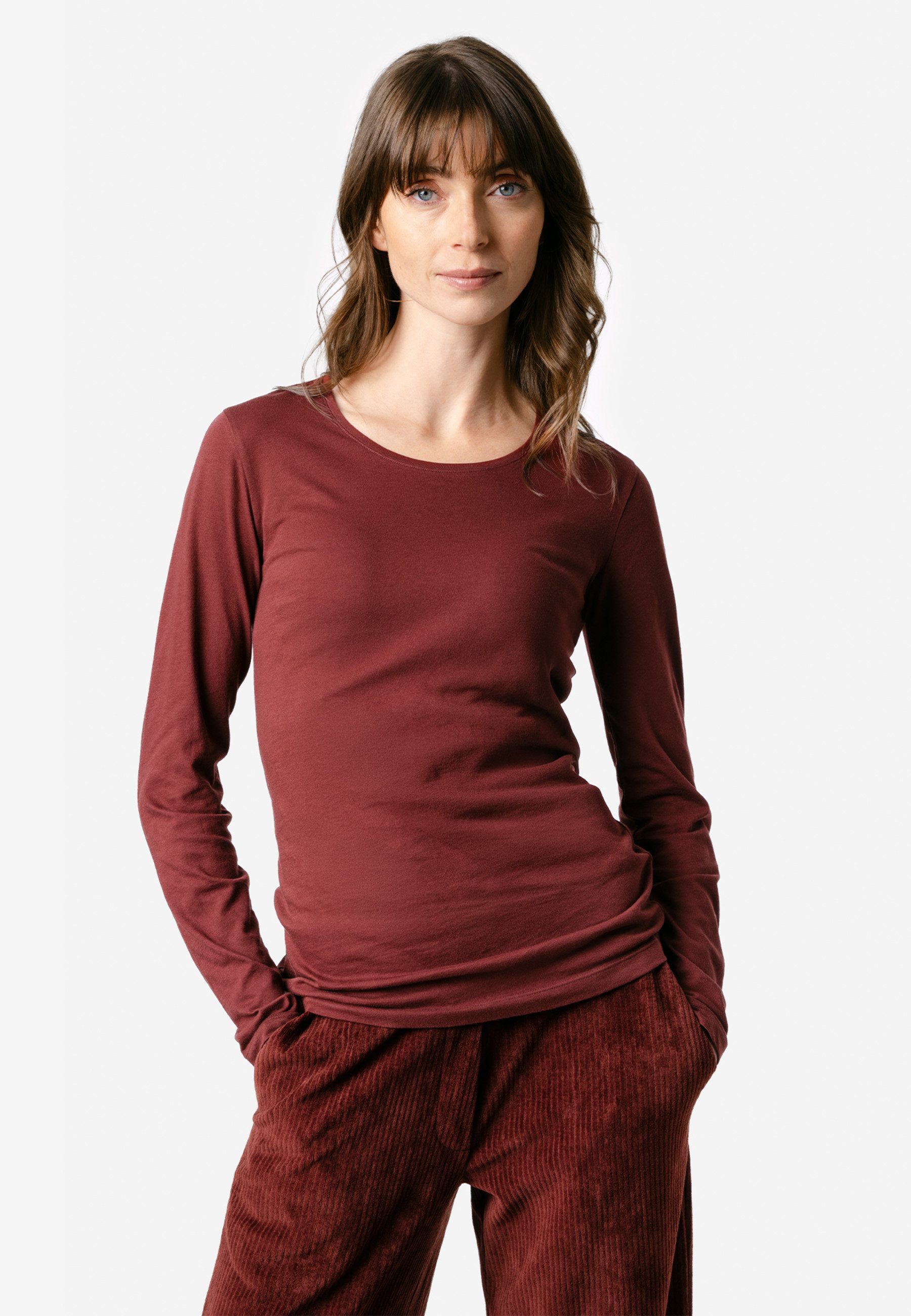 LIVING CRAFTS Langarmshirt SUSANNA GOTS zertifiziert