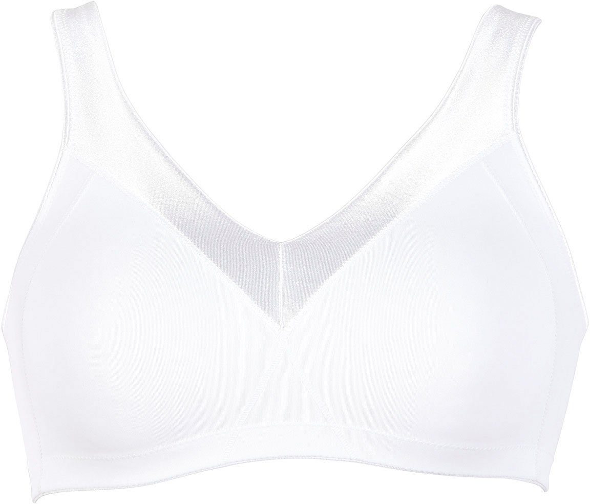 Naturana Minimizer-BH Minimizer (1-tlg) mit Glanzband, Shaping-Effekt, breite Träger, feminin, ohne Bügel