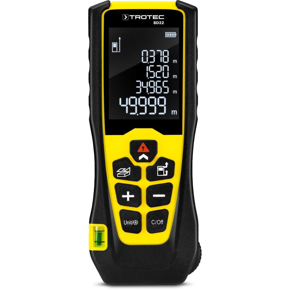 TROTEC Транспортир Laser-Entfernungsmesser BD22, 0,05 m bis 50 m Entfernungsmessung