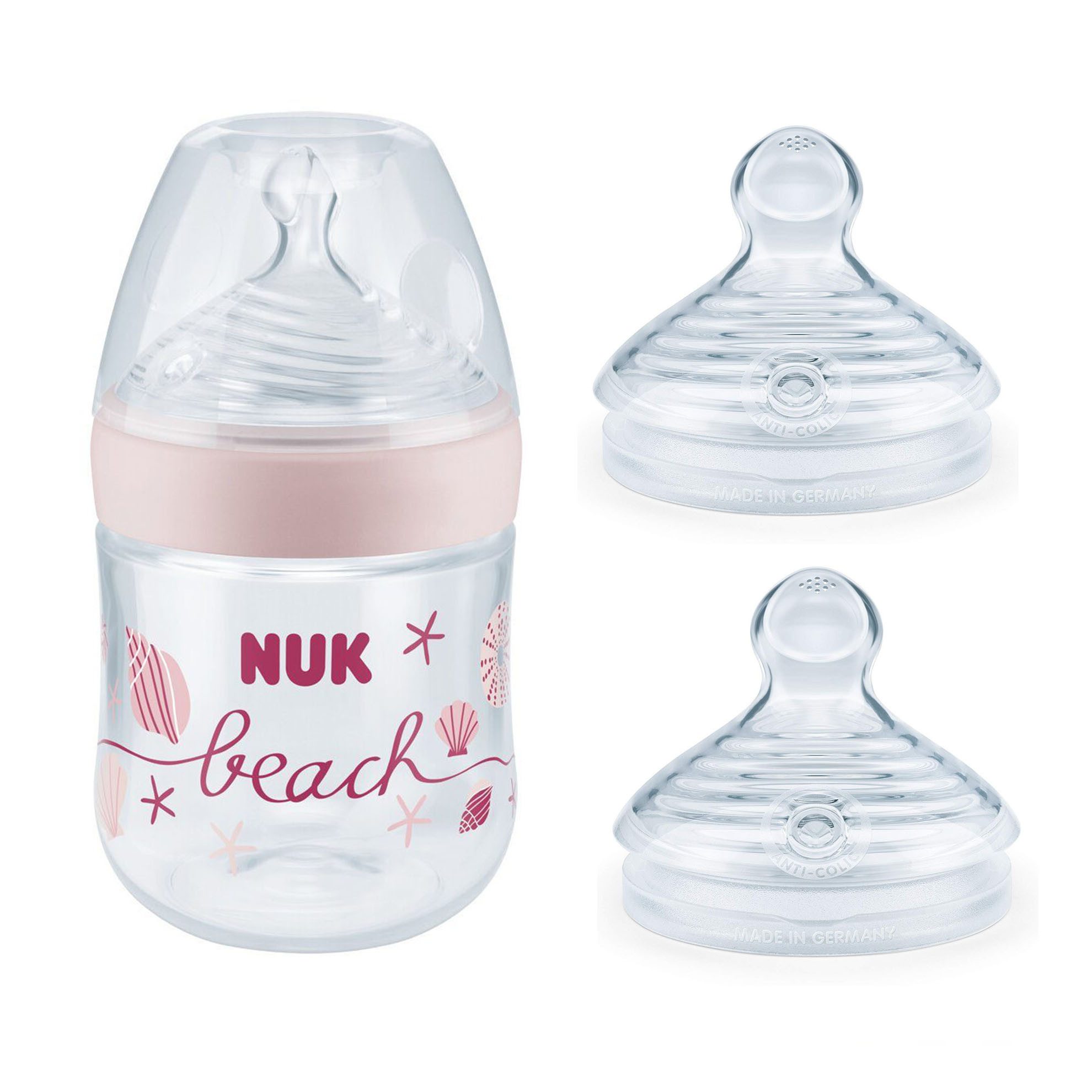 Babyflasche NUK Nature Sense Babyflasche 150ml+Sauger 0-6M Vorteilset BPA Frei