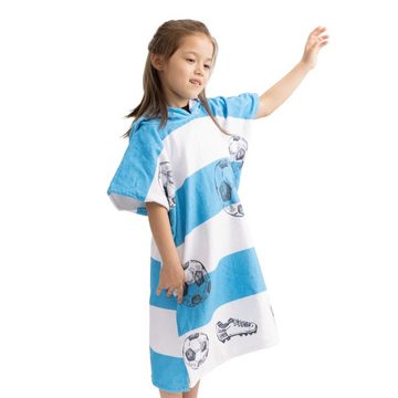 HOMELEVEL Kinderbademantel Kinder und Baby Badeponcho - Poncho Handtuch für Strand Schwimmbad, Baumwolle