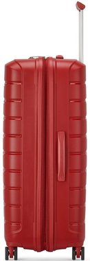 RONCATO Hartschalen-Trolley B-FLYING, 76 cm, rot, 4 Rollen, Hartschalen-Koffer Reisegepäck mit Volumenerweiterung und TSA Schloss