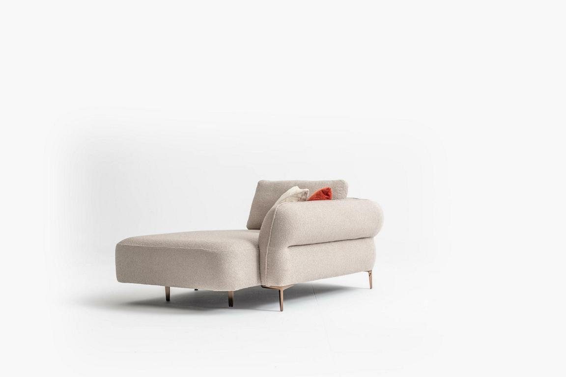 Wohnzimmer, Sofas Made Chaiselongue Chaiselongue Beige Couchtisch in Europe JVmoebel Wohnlandschaft