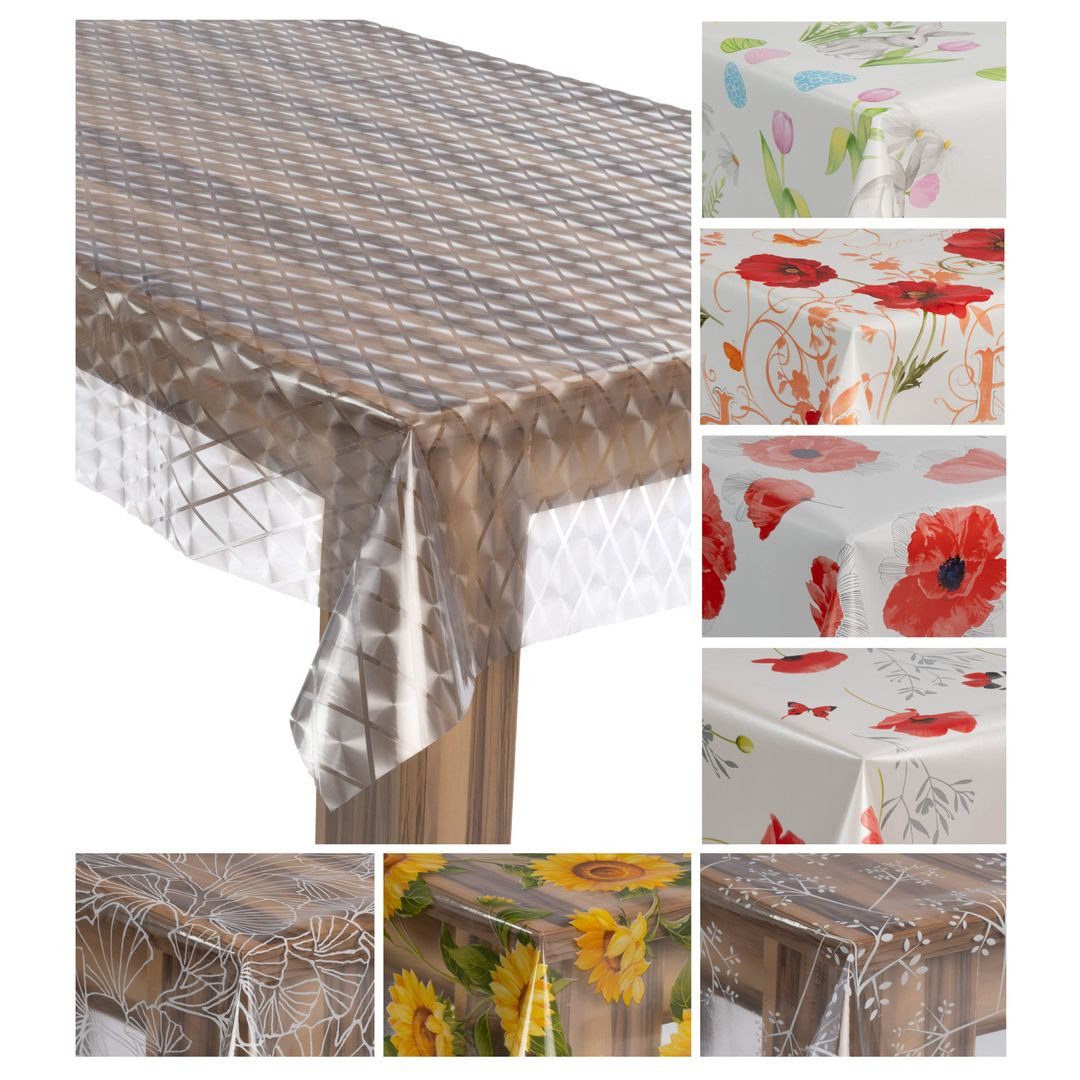 laro Tischdecke Wachstuch-Tischdecke Wachstischdecke Gartentischdecke günstig online kaufen