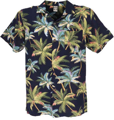 Guru-Shop Hemd & Shirt Hawaiihemd, Hippiehemd Kurzarm, Herrenhemd mit.. Hippie, Ethno Style, alternative Bekleidung