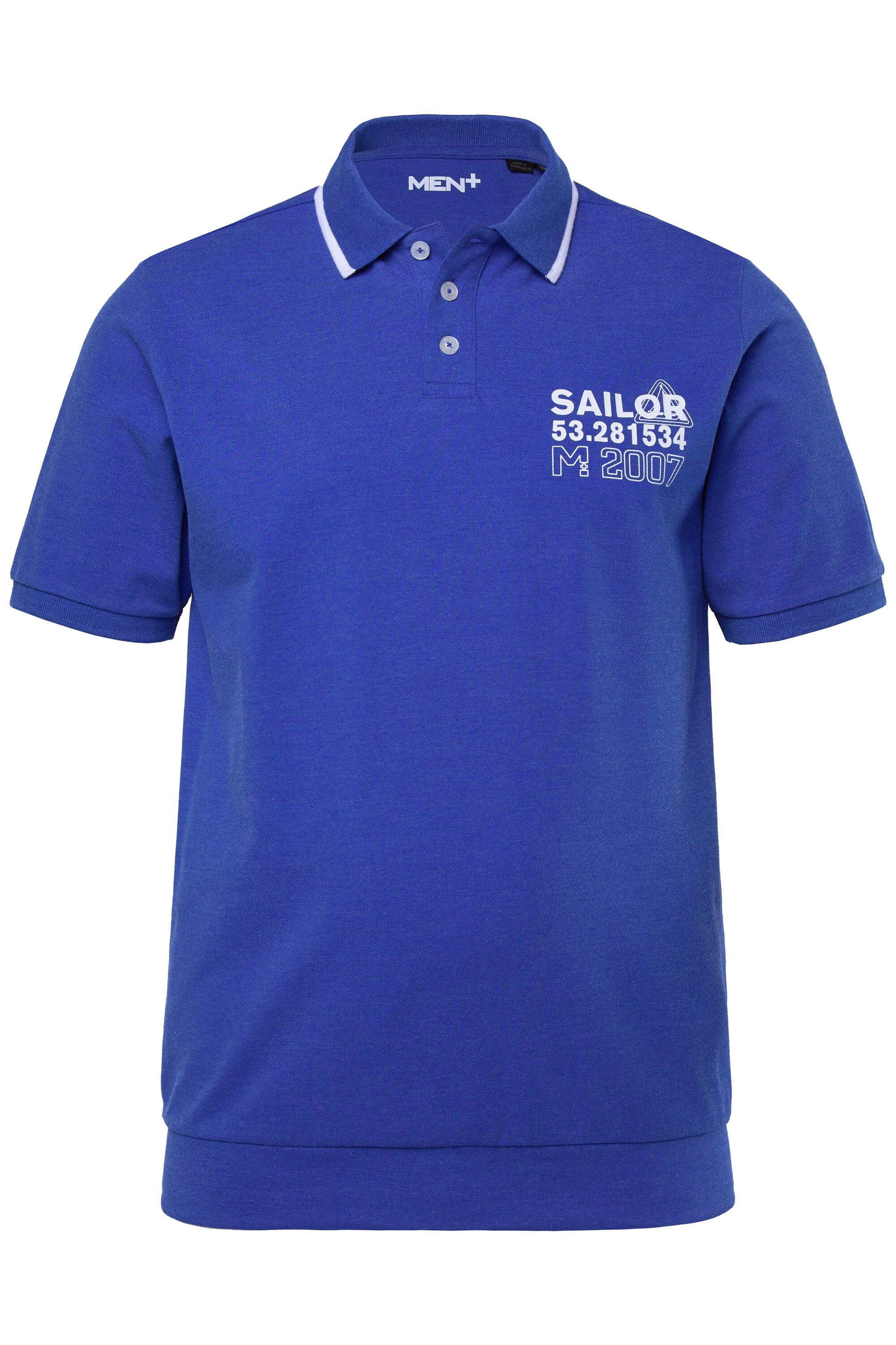 Men Plus Poloshirt Men+ Poloshirt Bauchfit günstig online kaufen