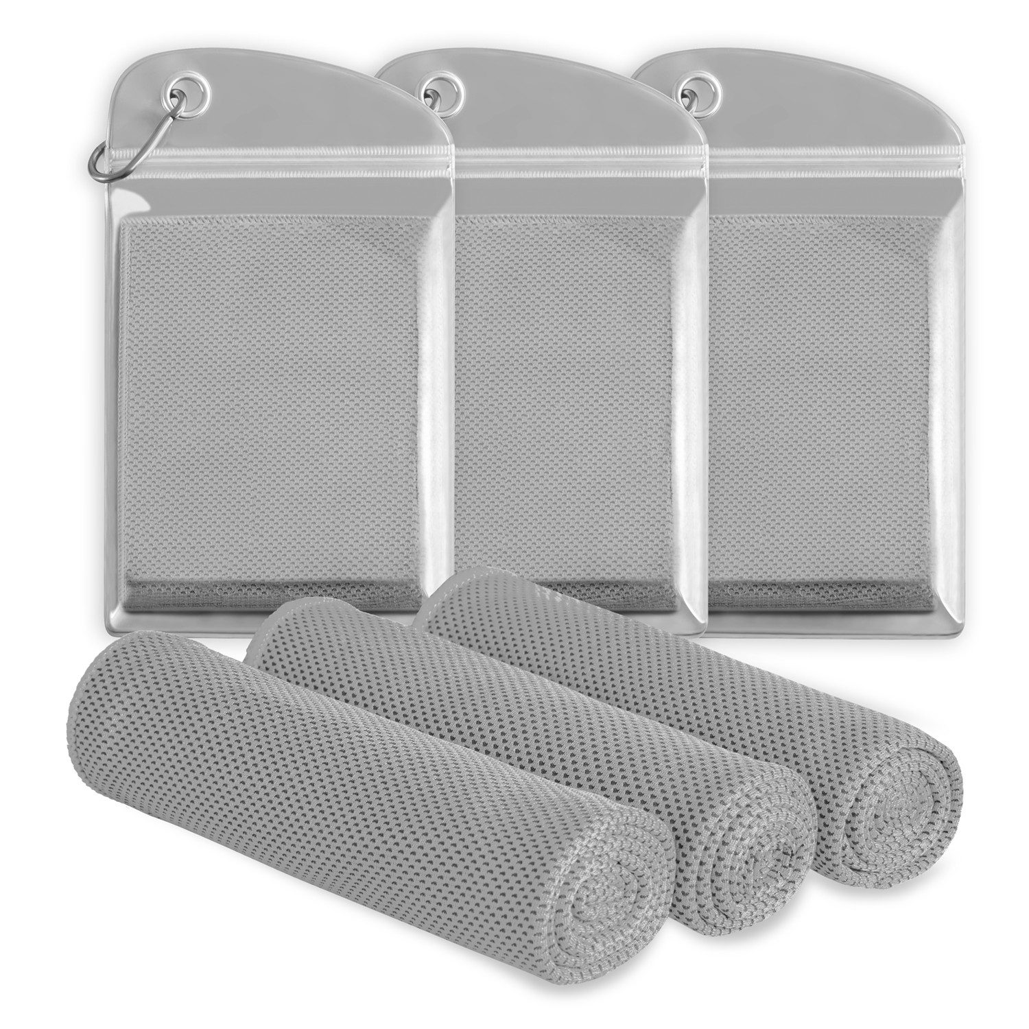 Blumtal Sporthandtuch mit Kühlfunktion aus Mikrofaser, 100x30 cm, (3-St), k günstig online kaufen