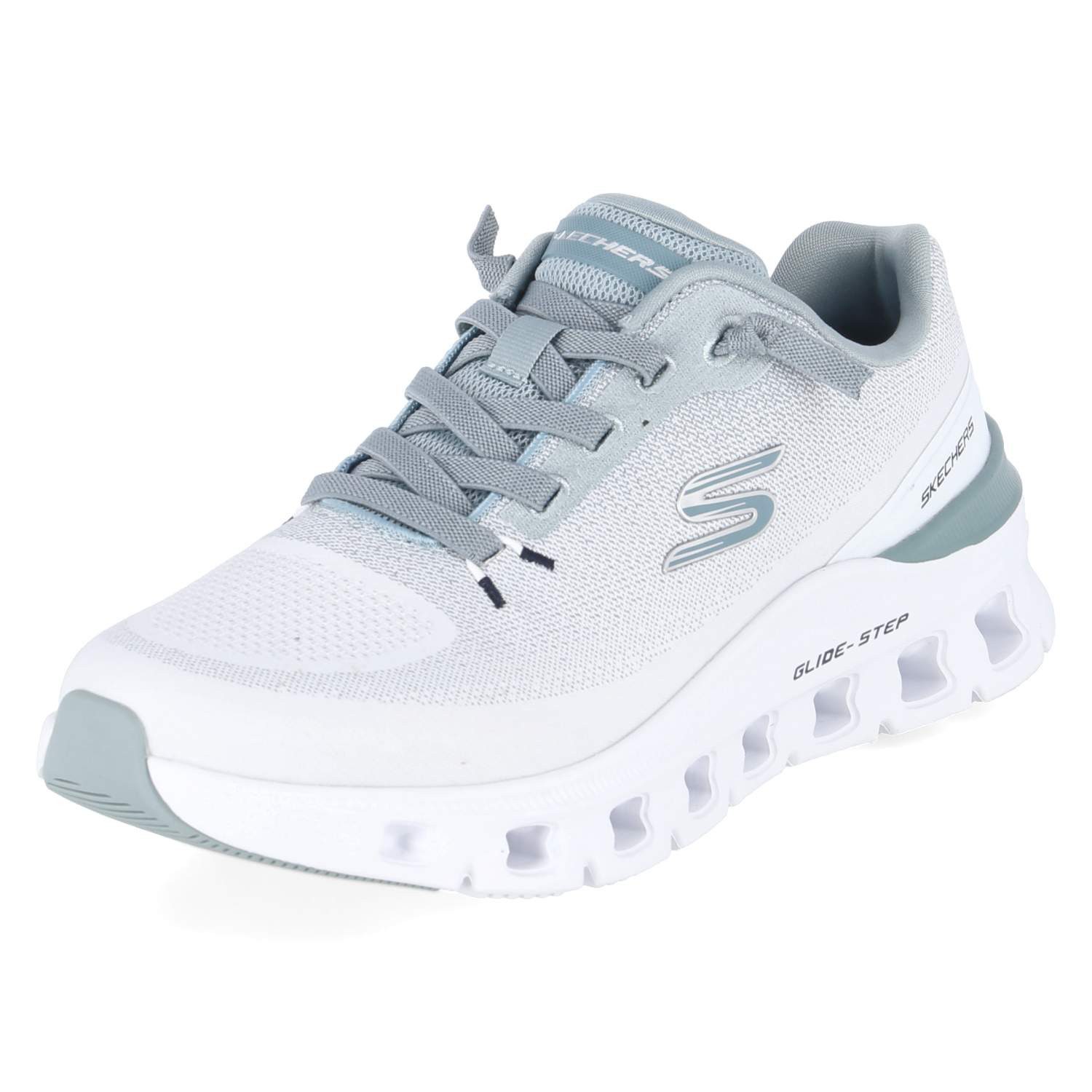 Skechers Skechers 233132 WLB Herren Textil & Synthetik weiss Schnürschuh