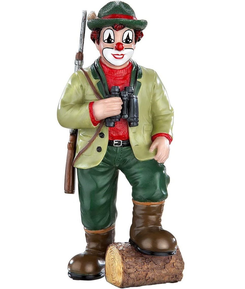 GILDE Sammelfigur Gildeclowns Figur Auf der Pirsch - mehrfarbig - H. 15cm (1 Stück)
