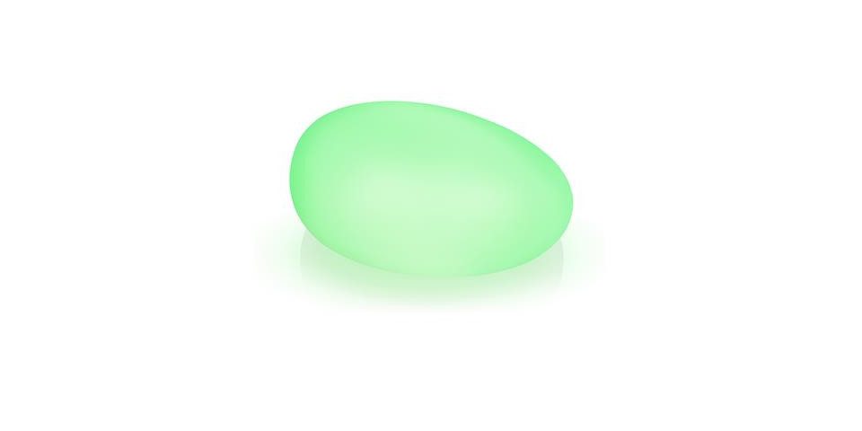 smartwares Bodenleuchte Smartwares LED Solarleuchte Stein OSL-50016 weiß Ø, Nicht dimmbar nicht Smart Home-fähig ohne Bewegungsmelder
