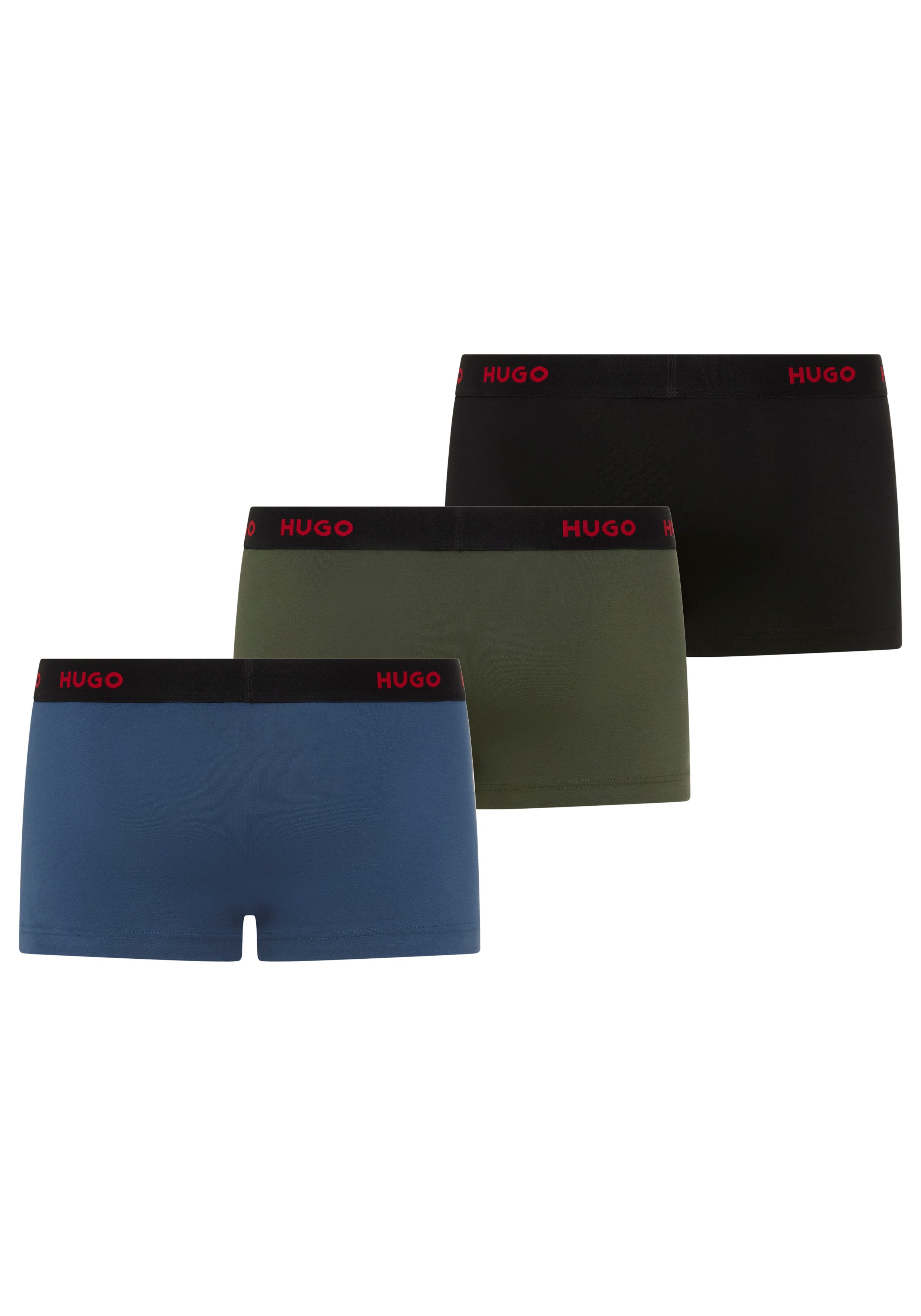 HUGO Trunk TRUNK TRIPLET PACK (Packung, 3-St) mit Logoschriftzug auf dem Bund