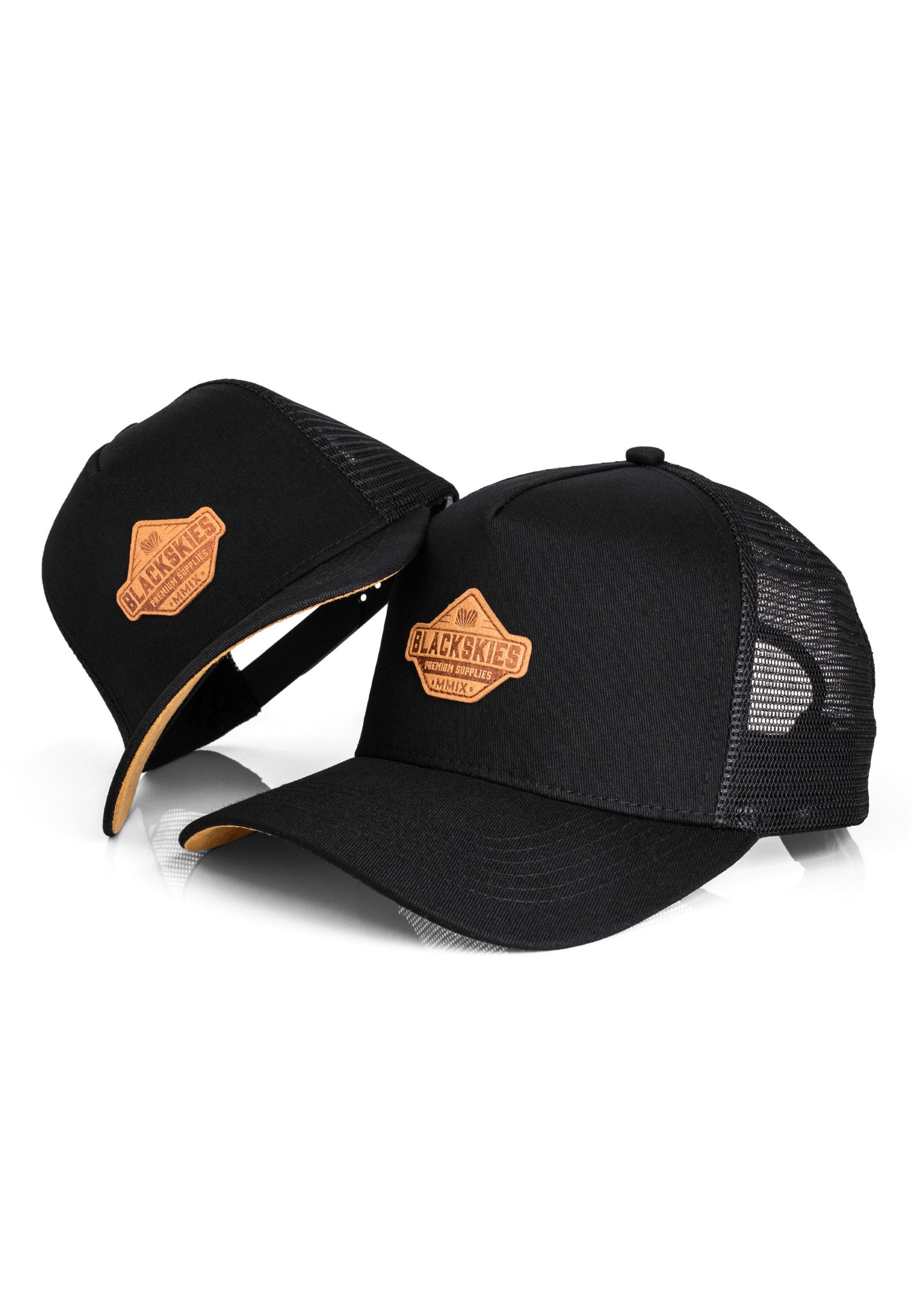 Baseball Cap Essentials Trucker Cap 2er Set Eltern-Kind - Schwarz-Braun