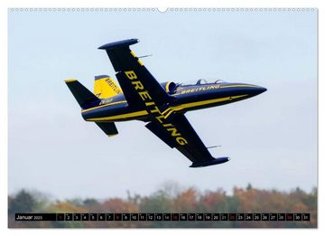 CALVENDO Wandkalender Modellflugzeuge über Friedrichshafen (Premium, hochwertiger DIN A2 Wandkalender 2023, Kunstdruck in Hochglanz)