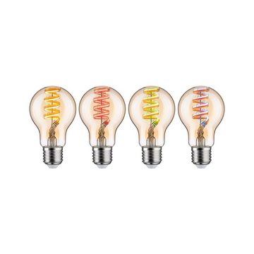 Paulmann LED-Leuchtmittel Smart Filament AGL 470lm 2200K-6500K gold 230V, 1 St., Tageslichtweiß