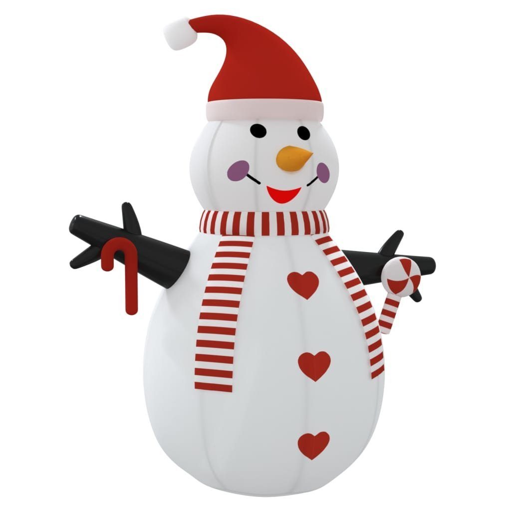Weihnachtsfigur Aufblasbarer Schneemann mit LEDs 300 cm