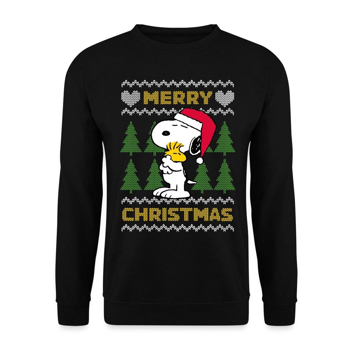 Spreadshirt Sweatshirt Peanuts Snoopy Weihnachten Ugly Christmas Unisex Pullover (1-tlg)