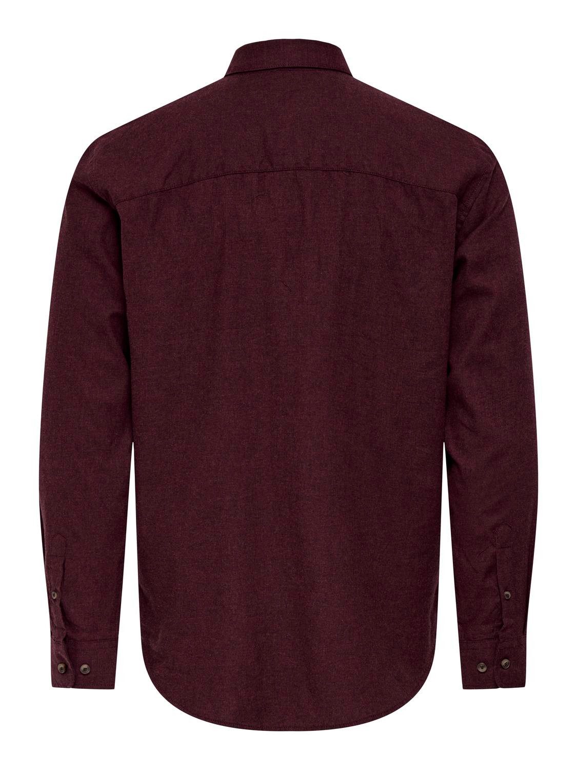 ONLY & SONS Langarmhemd ONSJUPITER REG FIT LS SHIRT NOOS mit Button Down Kr günstig online kaufen