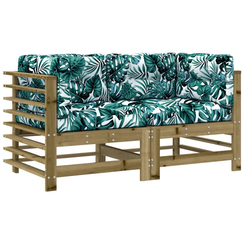 vidaXL Sofaelement Ecksofas mit Kissen 2 günstig online kaufen