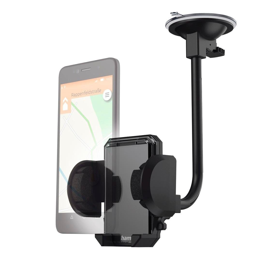 Hama Smartphone-Halterung 2in1 Auto Handyhalterung Set "Multi" für Lüftung und Scheibe, (bis 6,8 Zoll, passend für Smartphone Größe :4 - 11 cm) – Bild 5 von 5