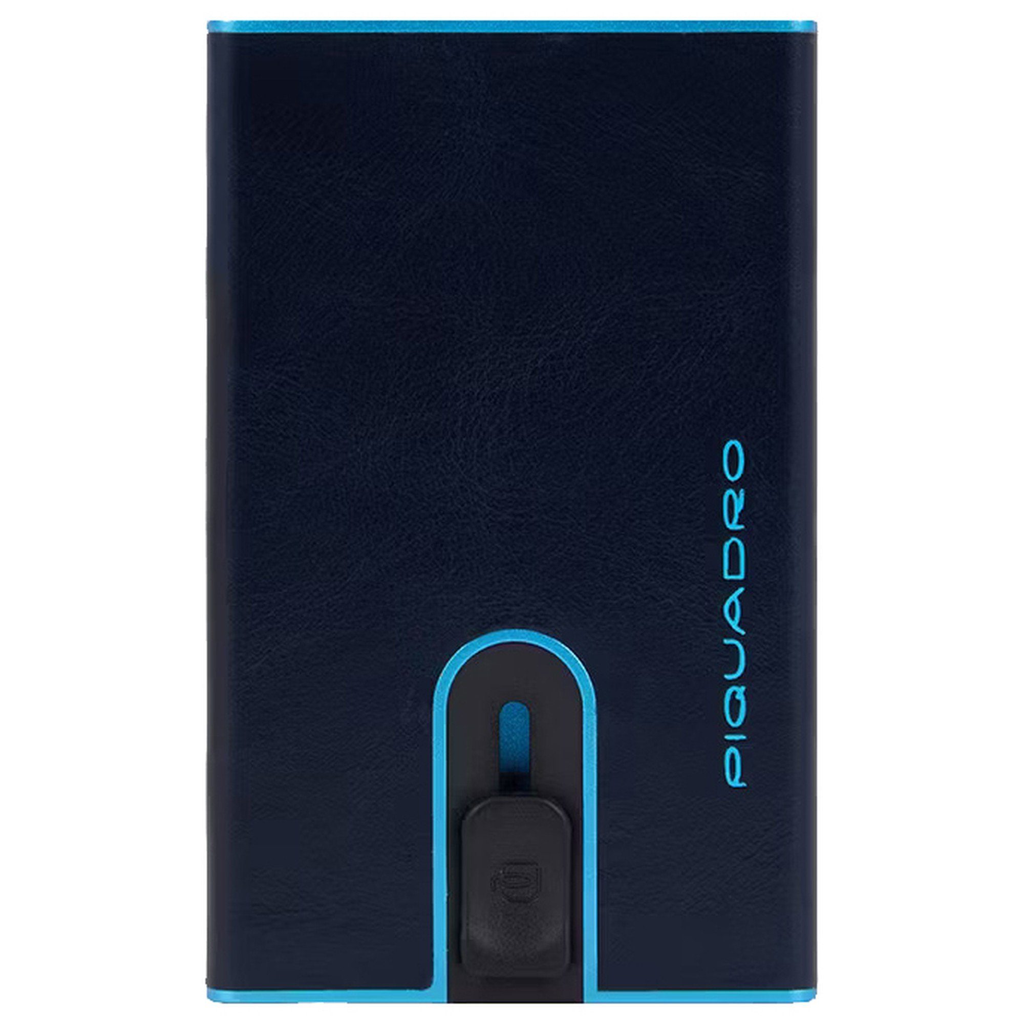 Piquadro Geldbörse Blue Square - Kreditkartenetui 11cc 10 cm RFID (1-tlg) night blue