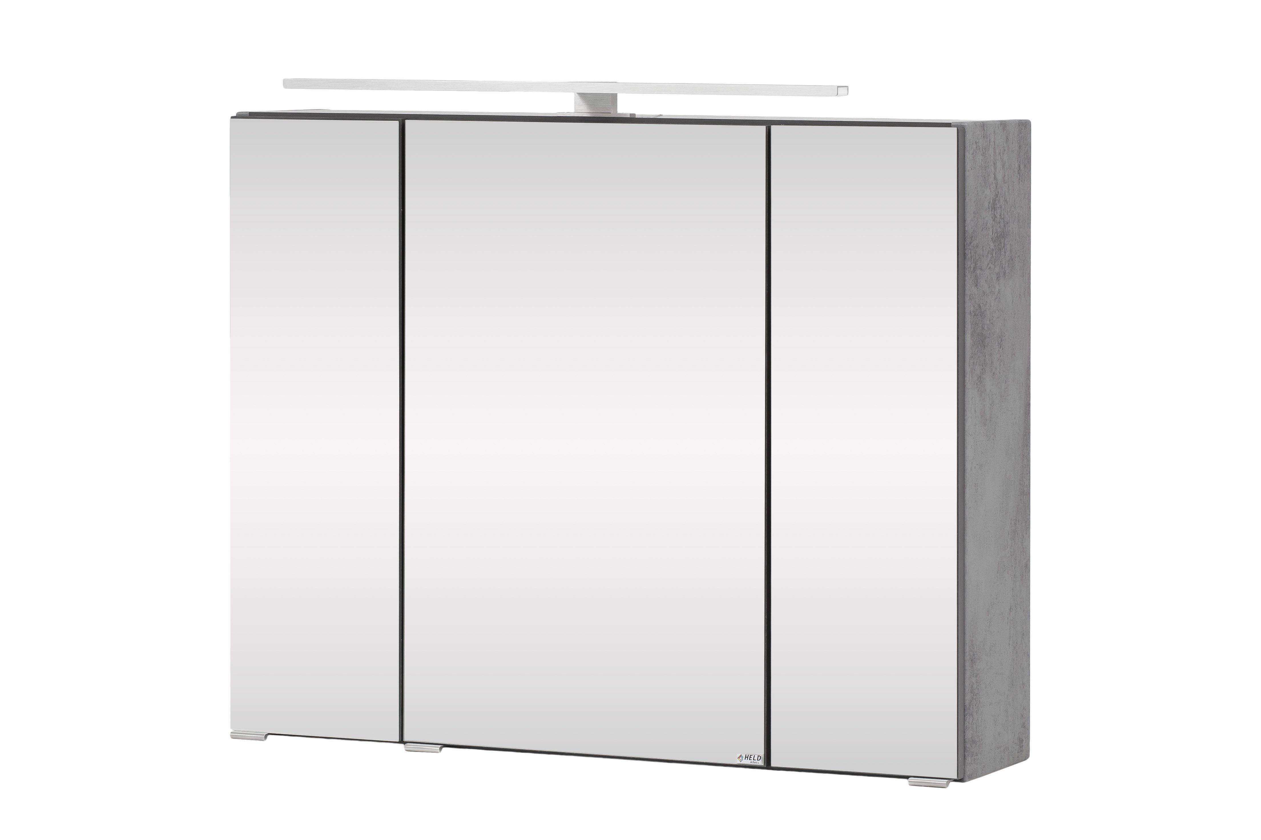 HELD MÖBEL Spiegelschrank 80 x 64 x 20 cm (B/H/T)