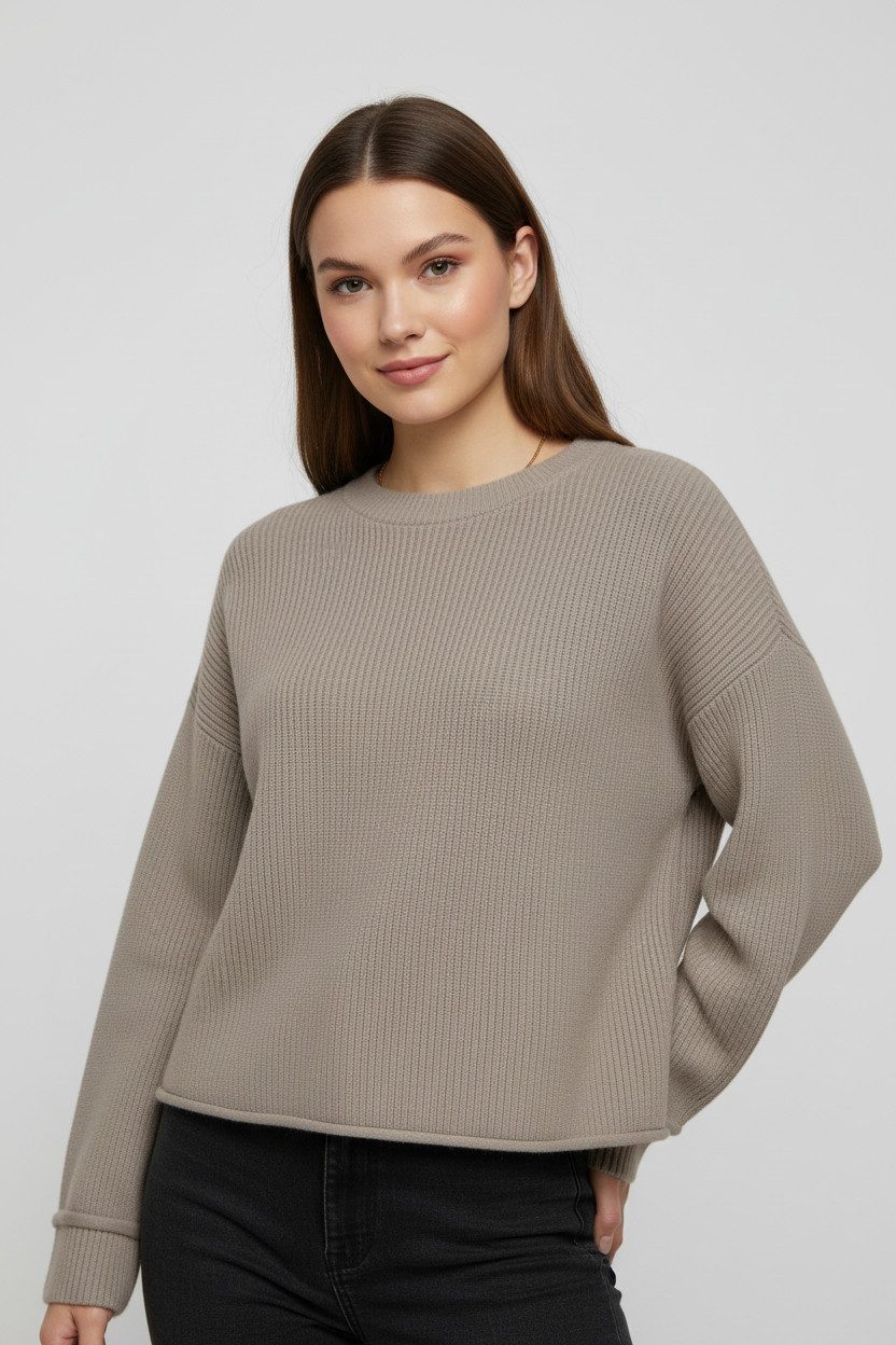 ONLY Strickpullover ONLIBI LS RIB LOOSE PULLOVER CC KNT günstig online kaufen