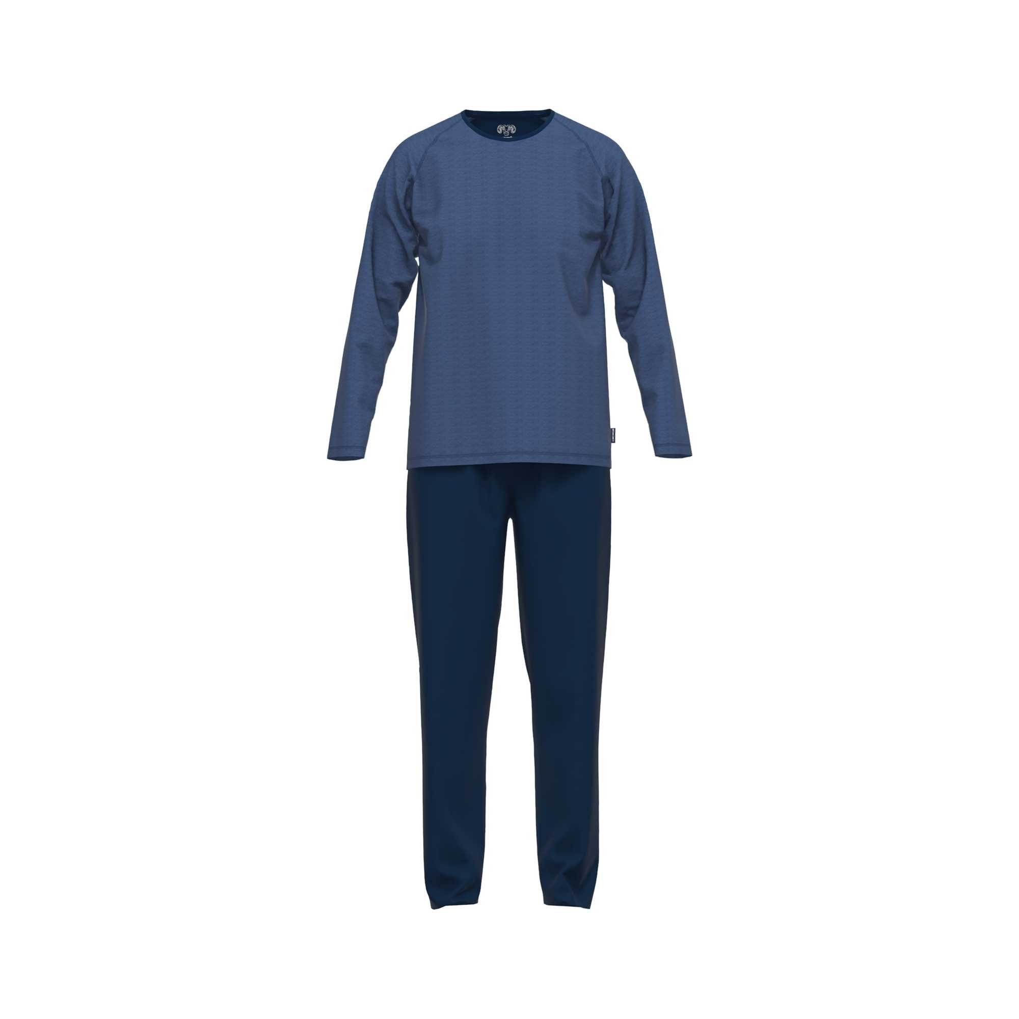 Pyjama Herren Pyjama Baumwolle