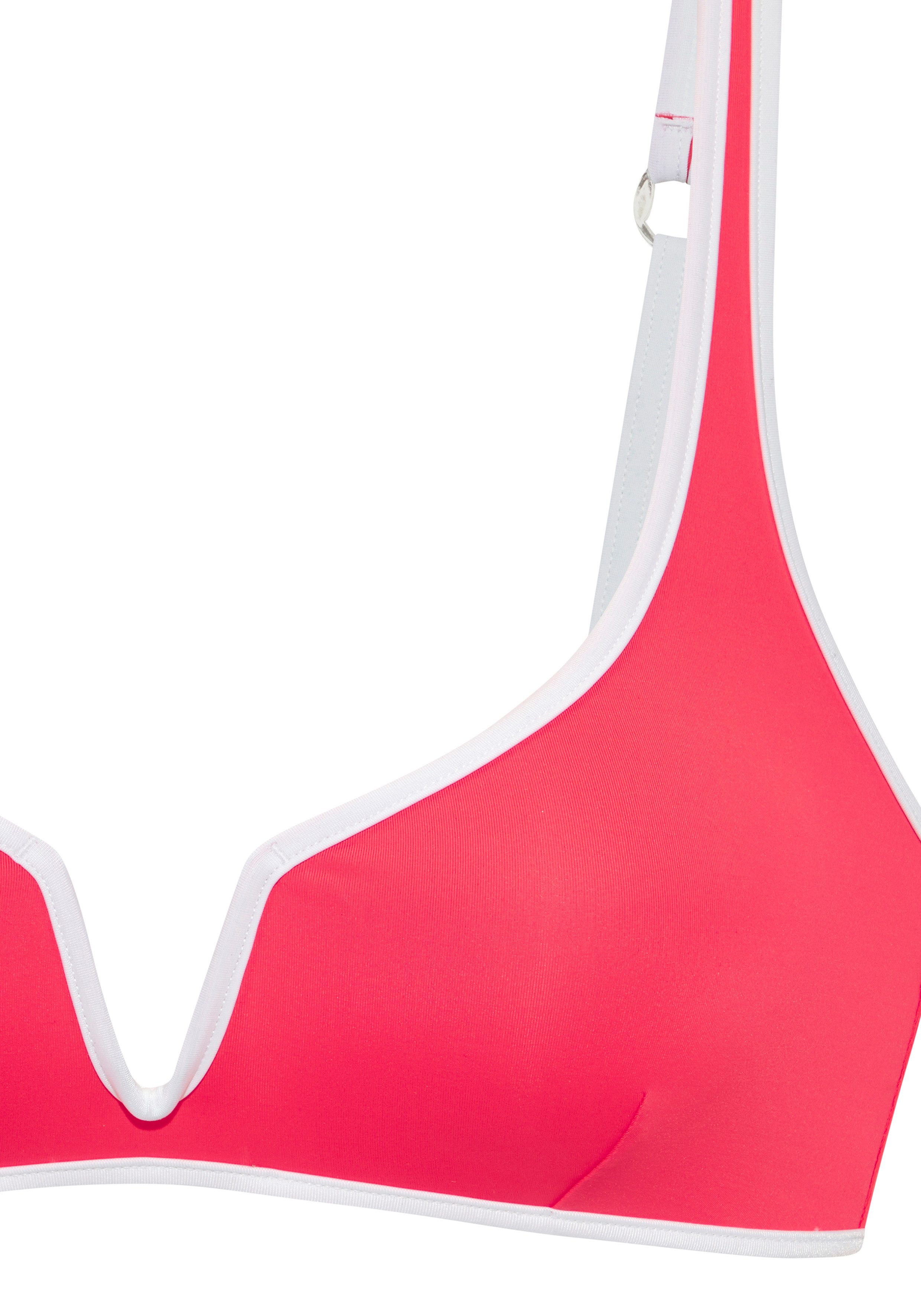Elbsand Triangel-Bikini mit farblich abgesetztem Piping – Bild 3 von 4