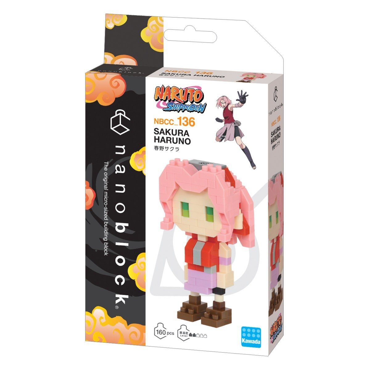 nanoblock Steckspielzeug NBCC-136 Naruto Shippuden Sakura Haruno 160 Teile 3D Puzzle