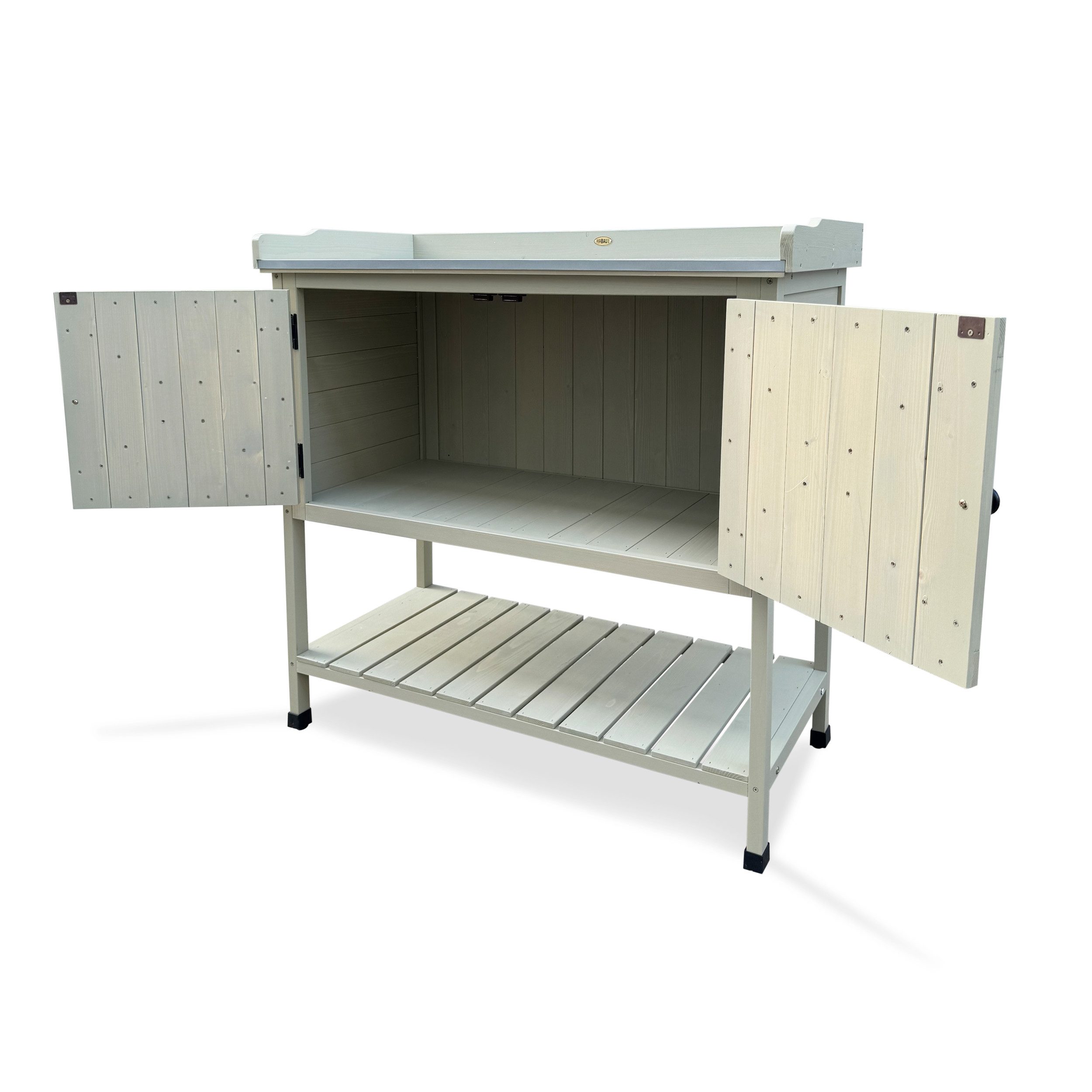 HABAU Pflanztisch, mit Unterschrank, mit Unterschrank und Ablage