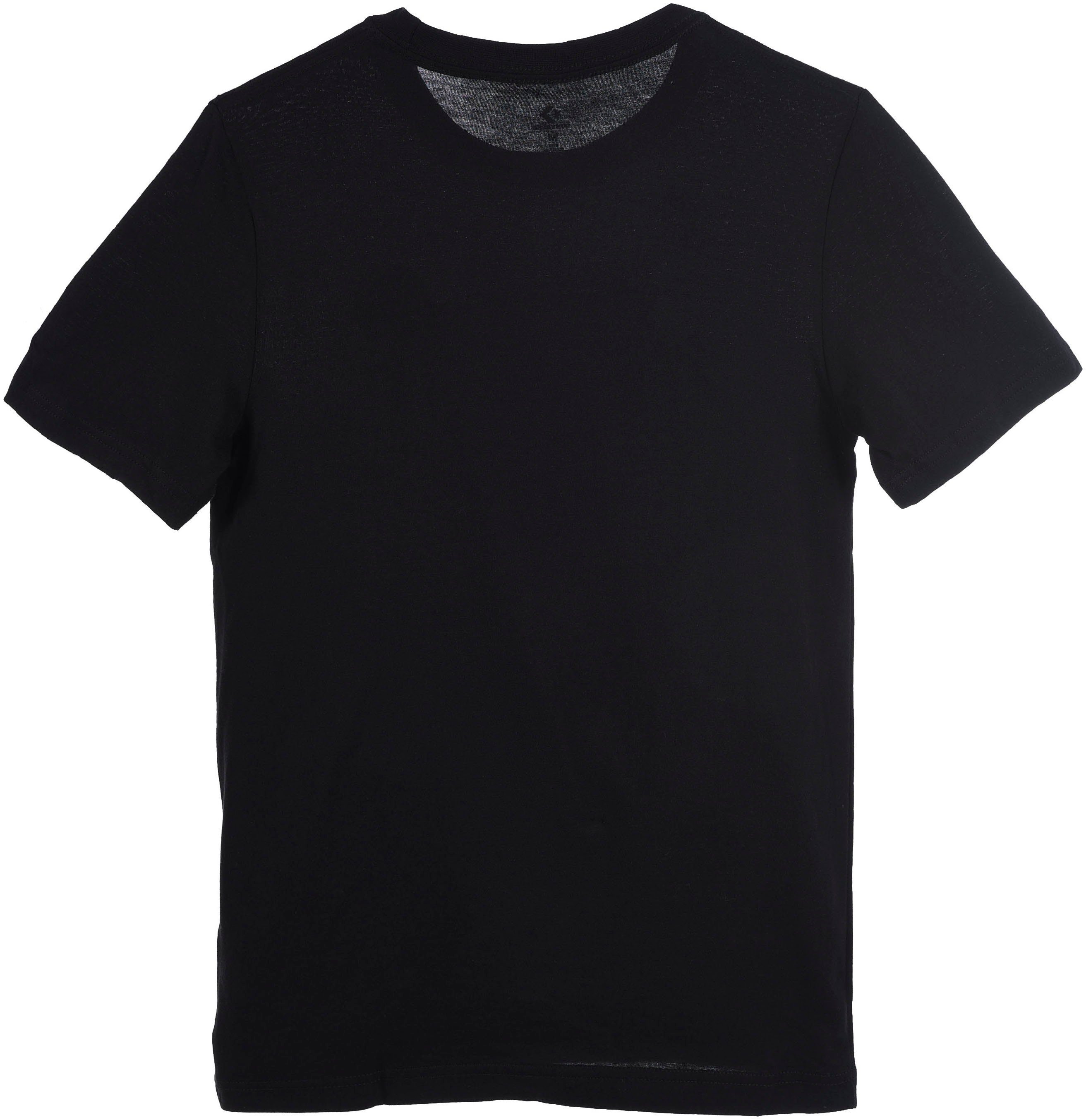 Converse Kurzarmshirt für Kinder und Jugendliche Kurzarm, sportlicher Stil, Rundhalsausschnitt, elastisches Material