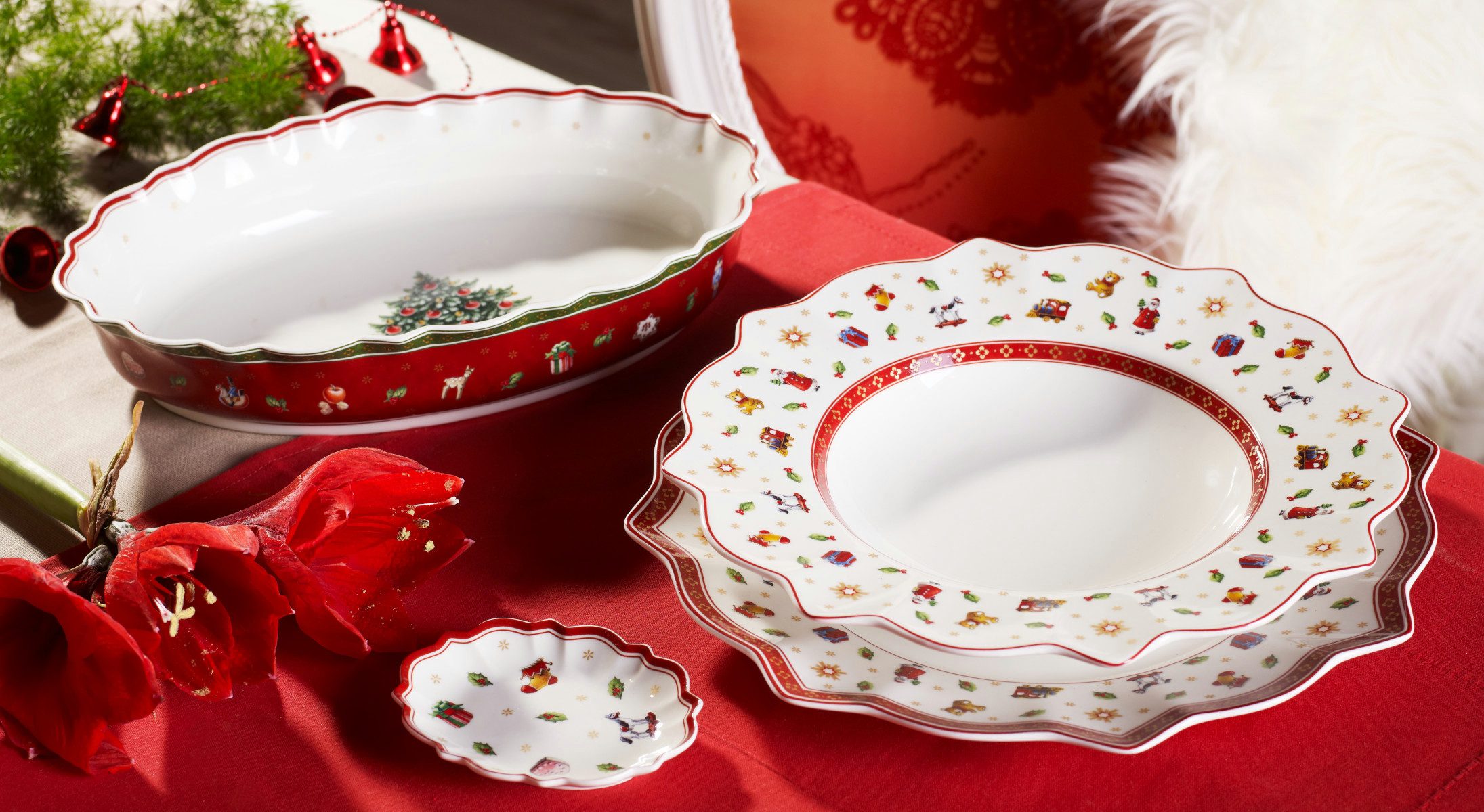 Villeroy & Boch Teller-Set Toy's Delight Speiseteller weiss 29 cm Set6, Premium Porcelain – Bild 4 von 5