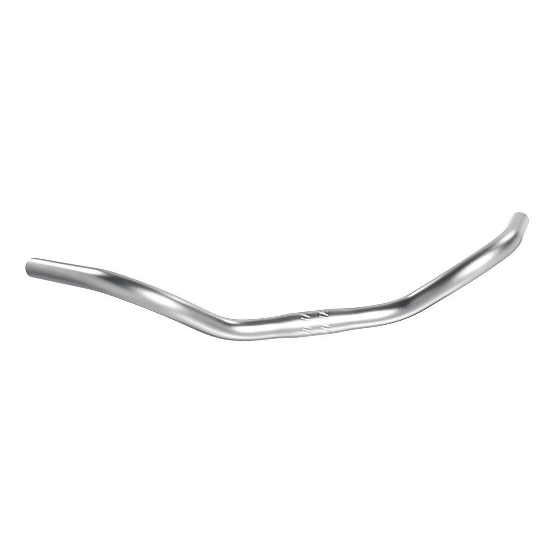 Ergotec Fahrradlenker Рульbügel Stuttgart Alu,Ø 25,4mm, 550mm, silber/eloxiert,68°
