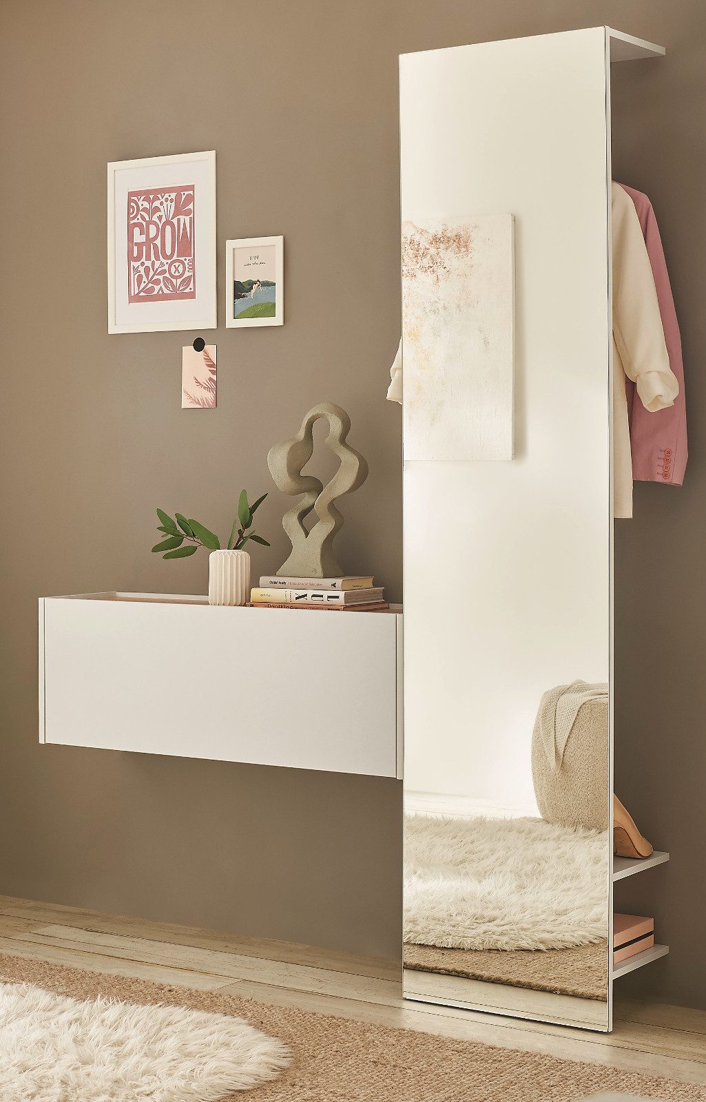 Furn.Design Garderoben-Set Center, (Flurgarderobe in weiß günstig online kaufen